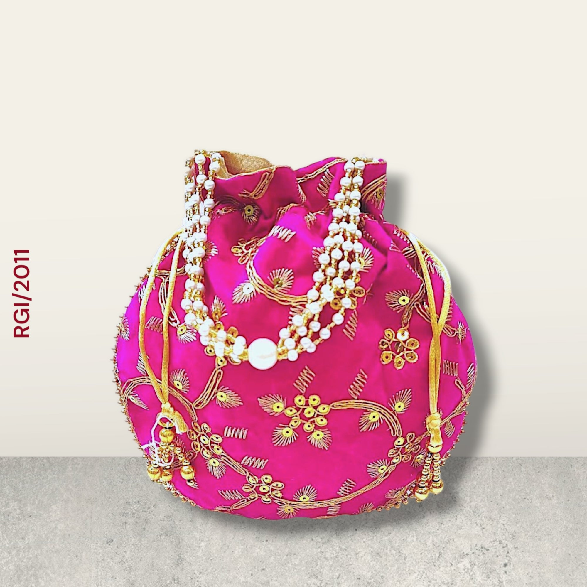 RETURN GIFT ITEMS VELVET SEQUINS WORK ETHNIC POTLI BAGS