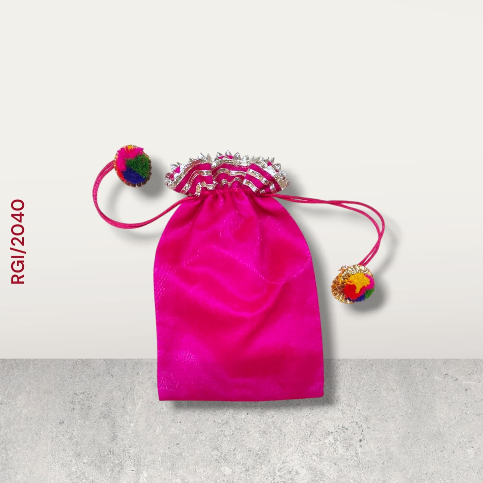 RETURN GIFT ITEMS TISSUE NET COLOURFUL PACKING POTLI BAG