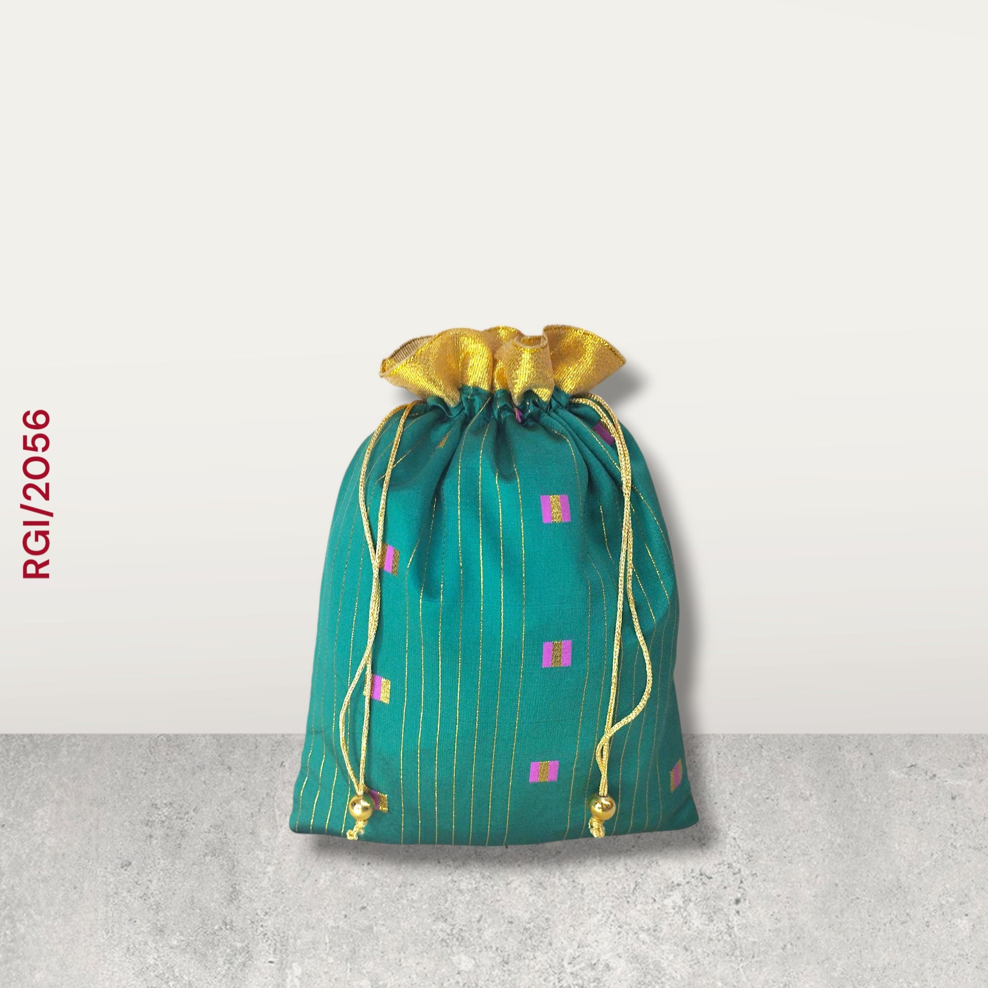 RETURN GIFT ITEMS 500 GMS SILK BUTI PACKING POTLI BAG