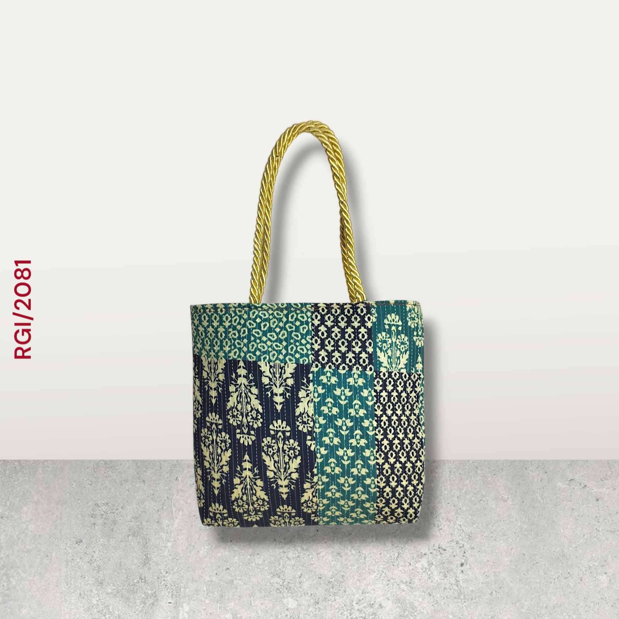 RETURN GIFT ITEMS MULTI PRINT COTTON HANDBAG