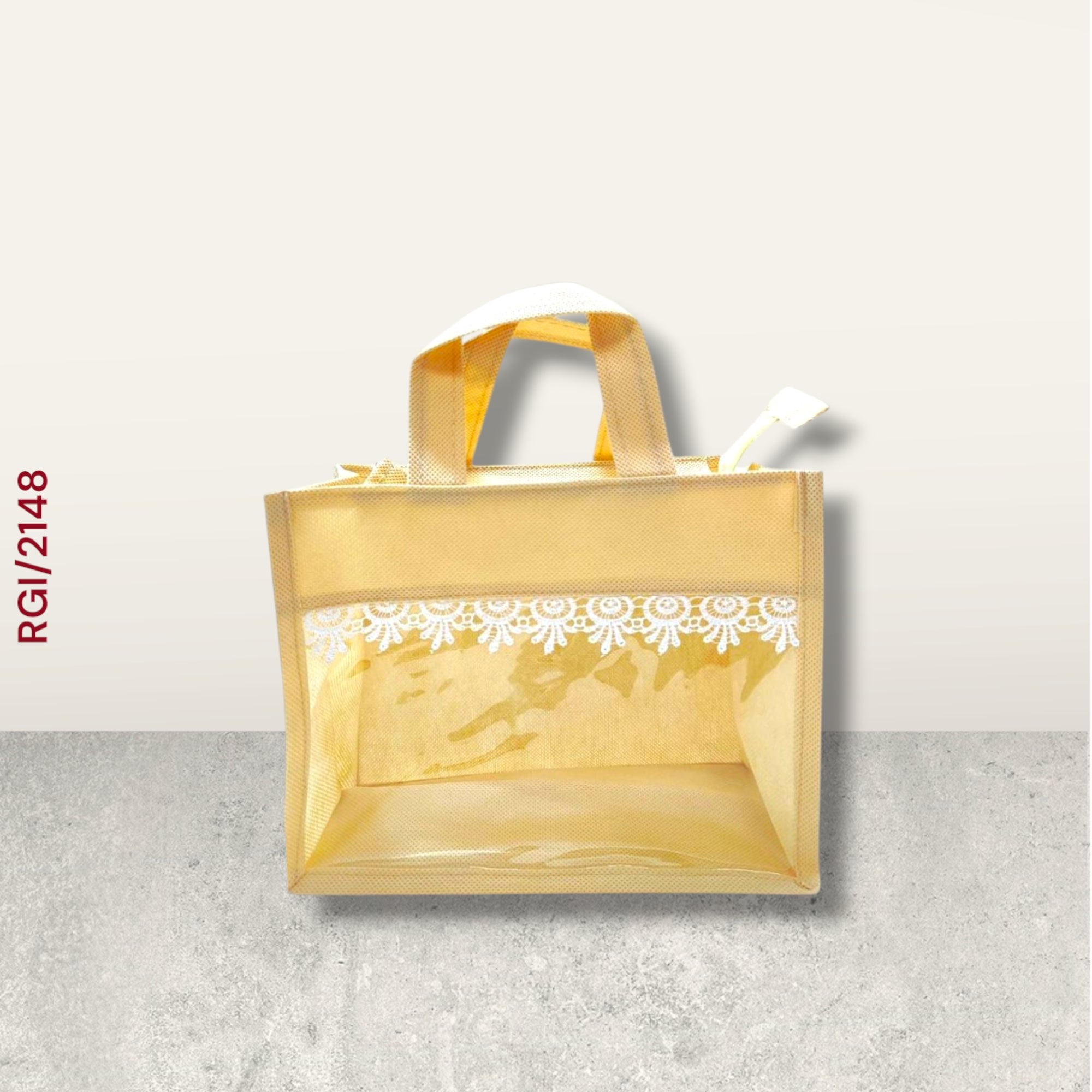 RETURN GIFT ITEMS 8*10 INCH NON WOVEN WINDOW TRANSPARENT GIFT BAGS