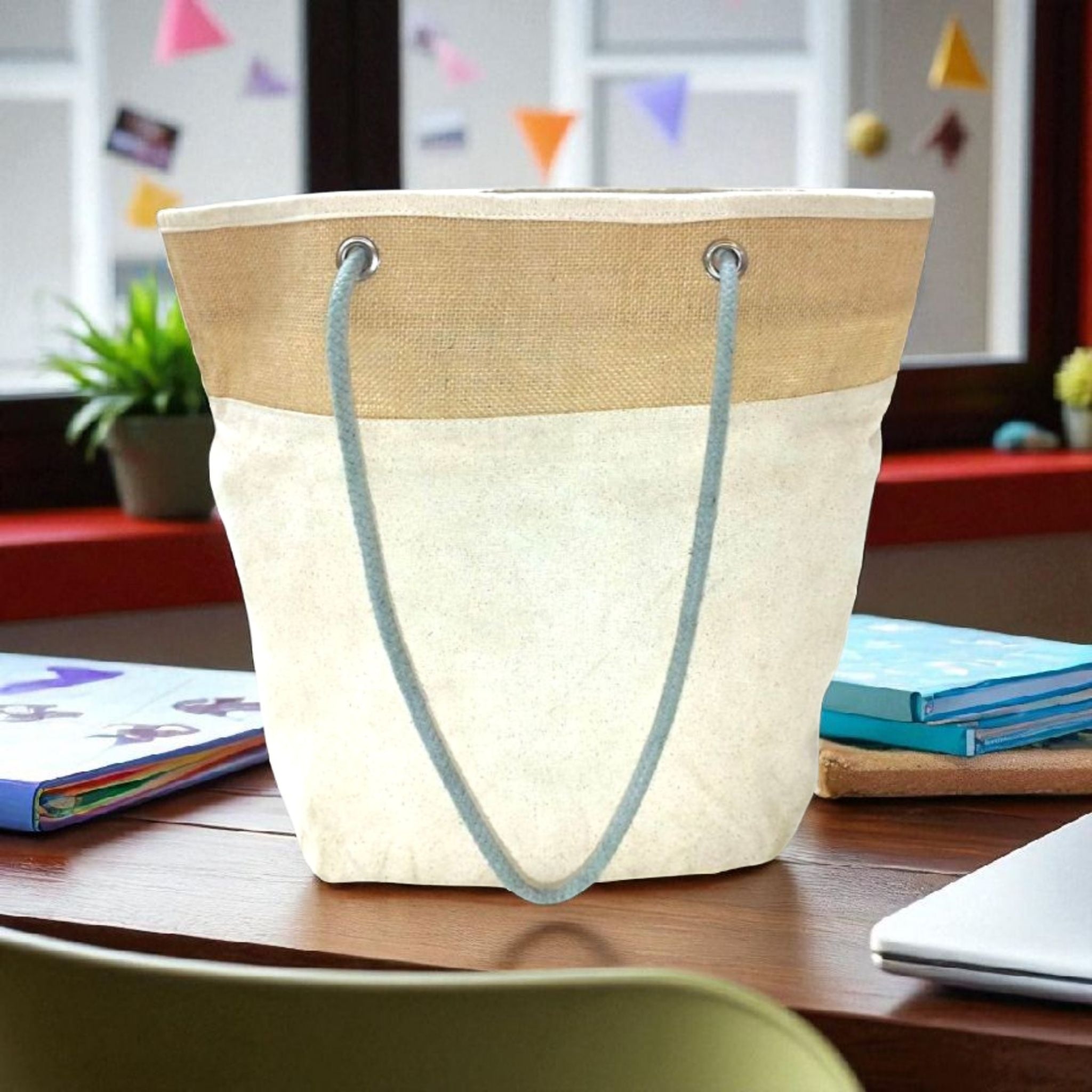 RETURN GIFT ITEMS BIG SIZE PLAIN JUTE CANVAS BAG