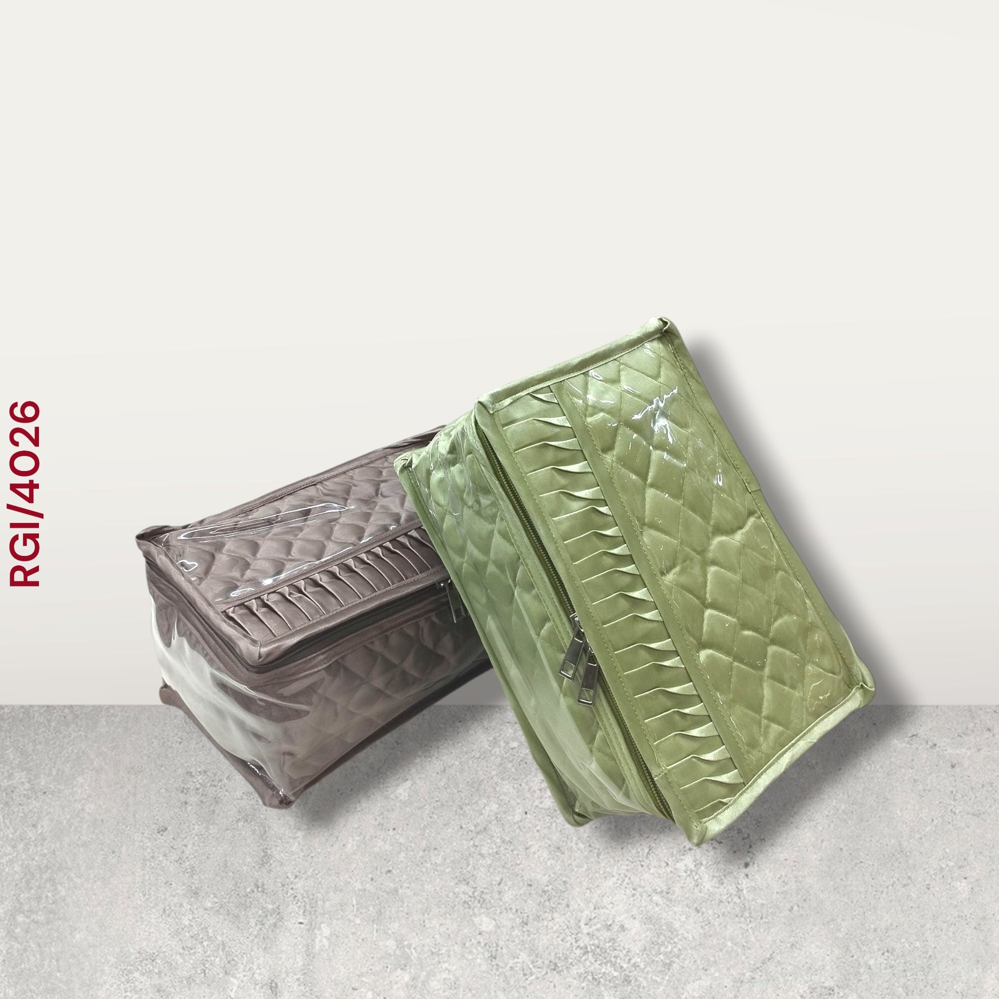 RETURN GIFT ITEMS FRILL PATTERN SATIN LOCKER POUCH