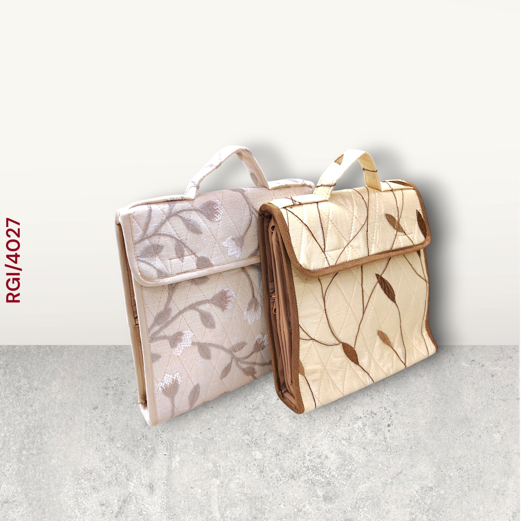 RETURN GIFT ITEMS FOLDER MULTI SECTION TISSUE SILK JEWELLERY POUCH