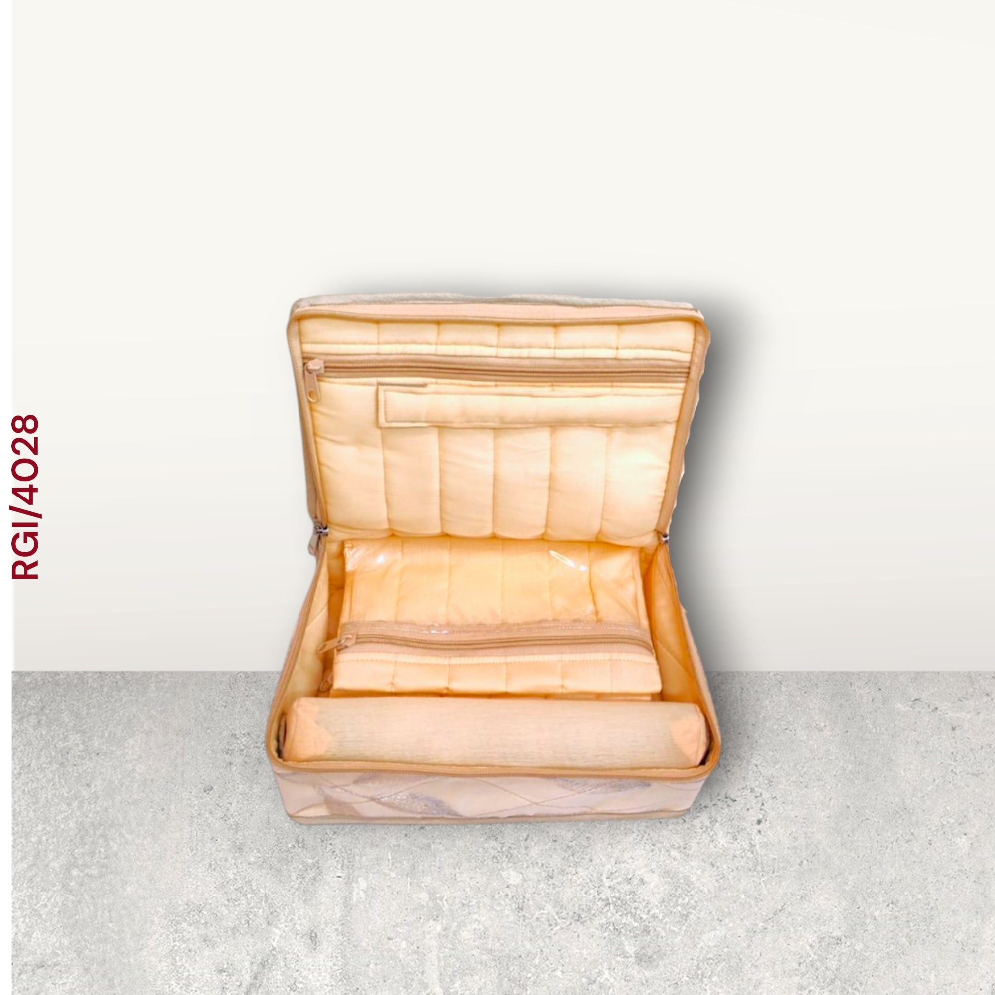 RETURN GIFT ITEMS TISSUE SILK JEWELLERY POUCH WITH BANGLE ROD