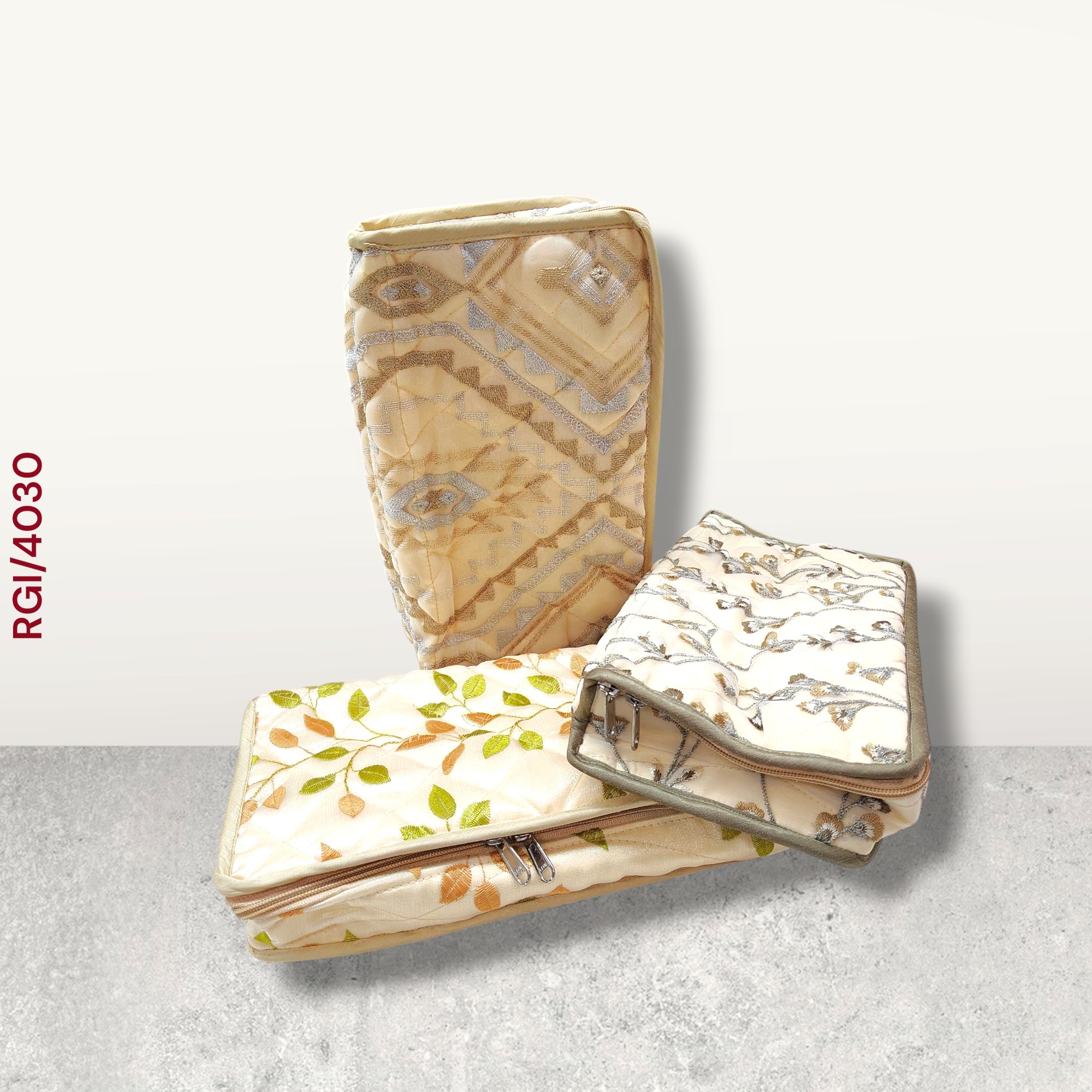 RETURN GIFT ITEMS TISSUE SILK 7 POCKET JEWELLERY POUCH