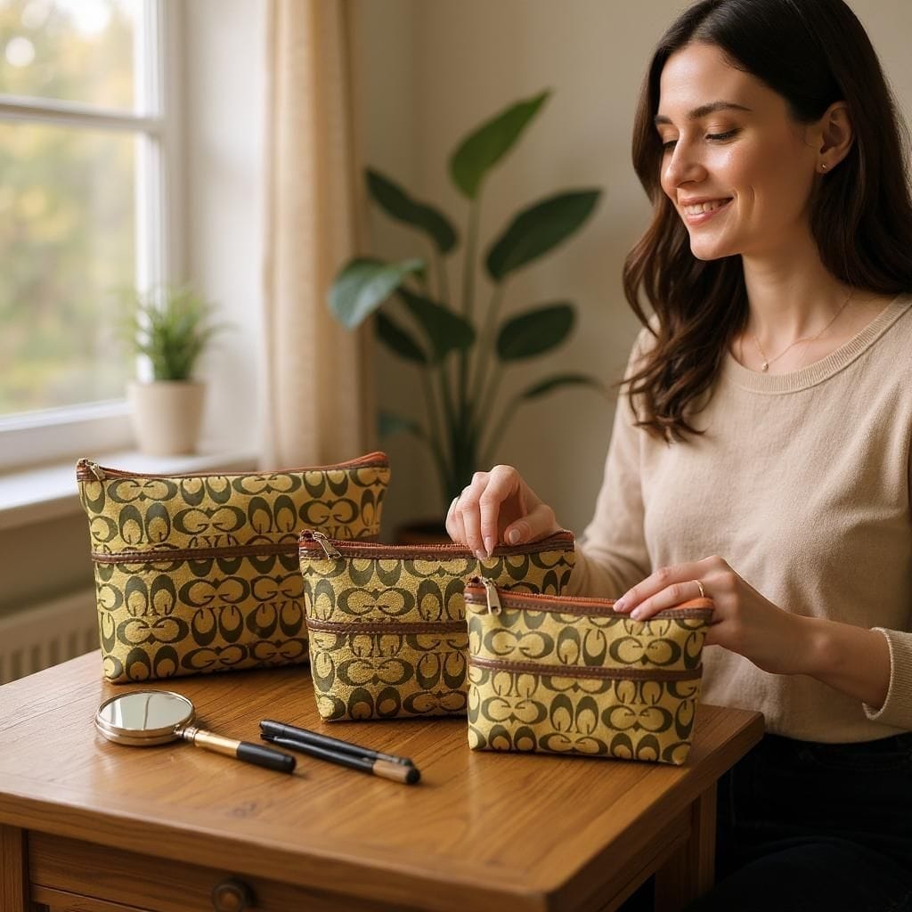 RETURN GIFT ITEMS 3 PCS SET HEAVY QUALITY SMART TRAVEL POUCH