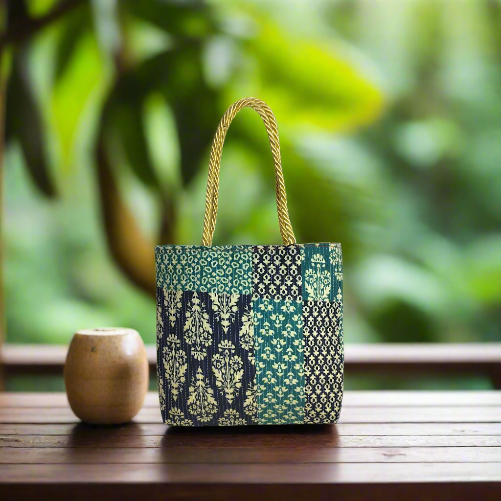 RETURN GIFT ITEMS MULTI PRINT COTTON HANDBAG