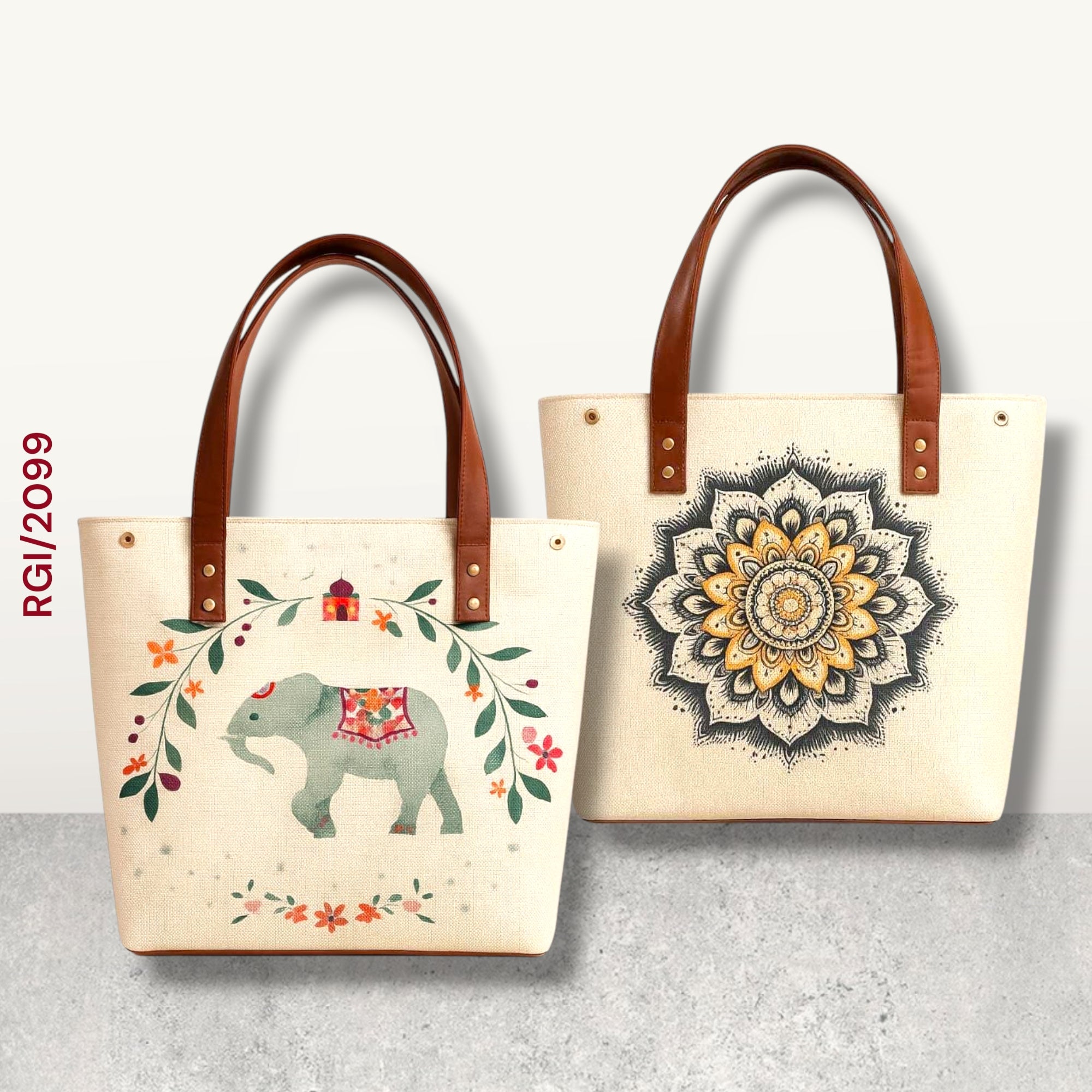RETURN GIFT ITEMS BIG SIZE JUTE PRINTED TOTE BAGS