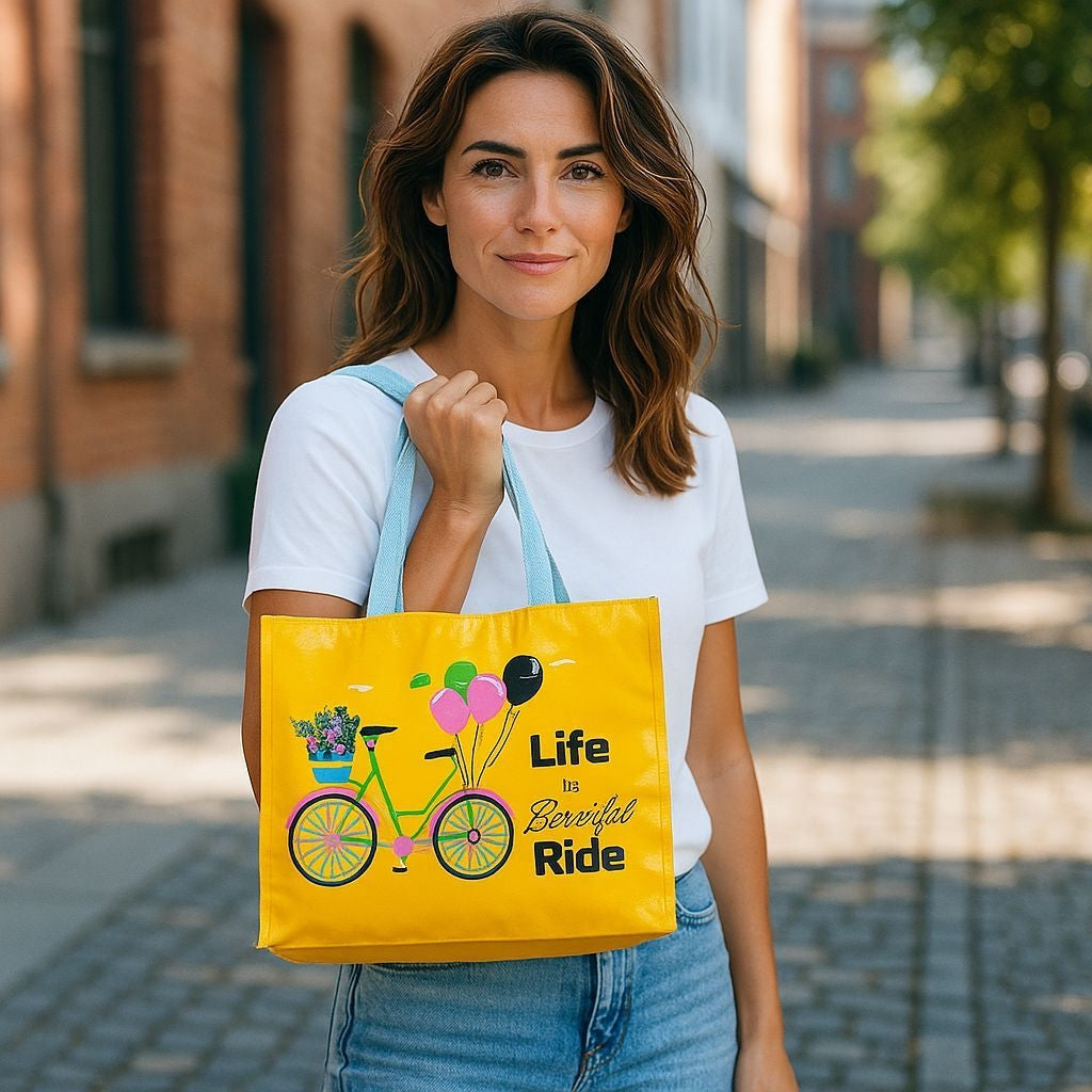 RETURN GIFT ITEMS PLASTIC COATED PRINTED SMALL SIZE SHOPPING BAGS