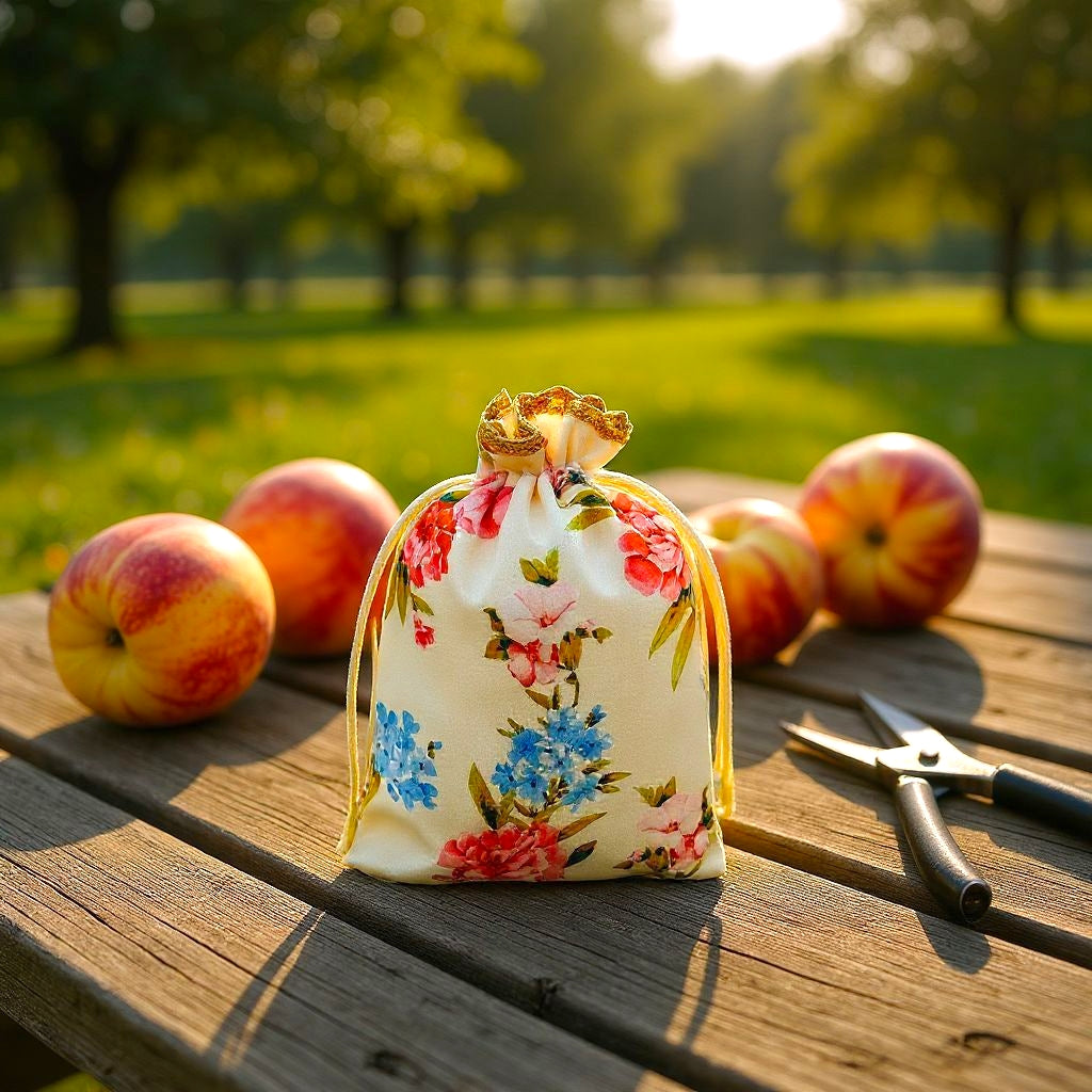 RETURN GIFT ITEMS 250 GMS FLORAL DIGITAL PRINT POTLI BAG