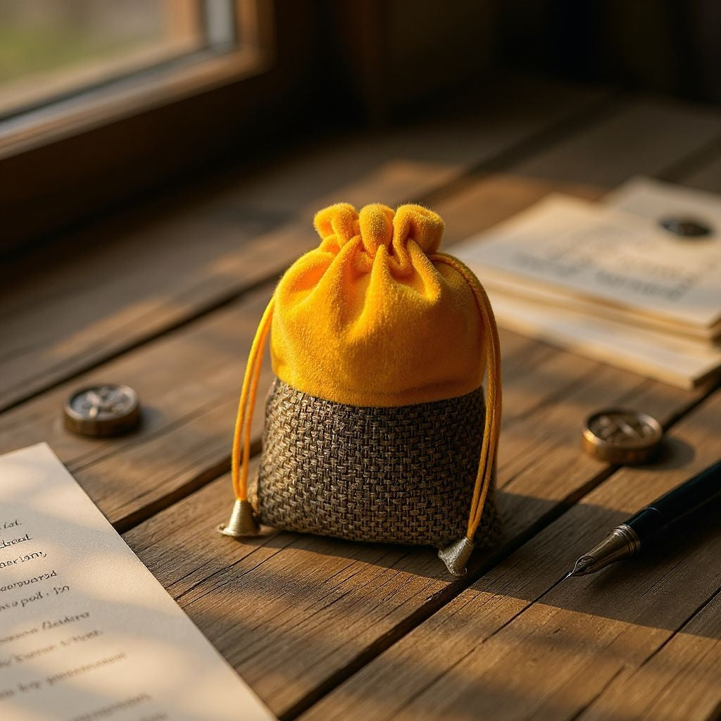 RETURN GIFT ITEMS 250 GMS VELVET JUTE  POTLI BAG