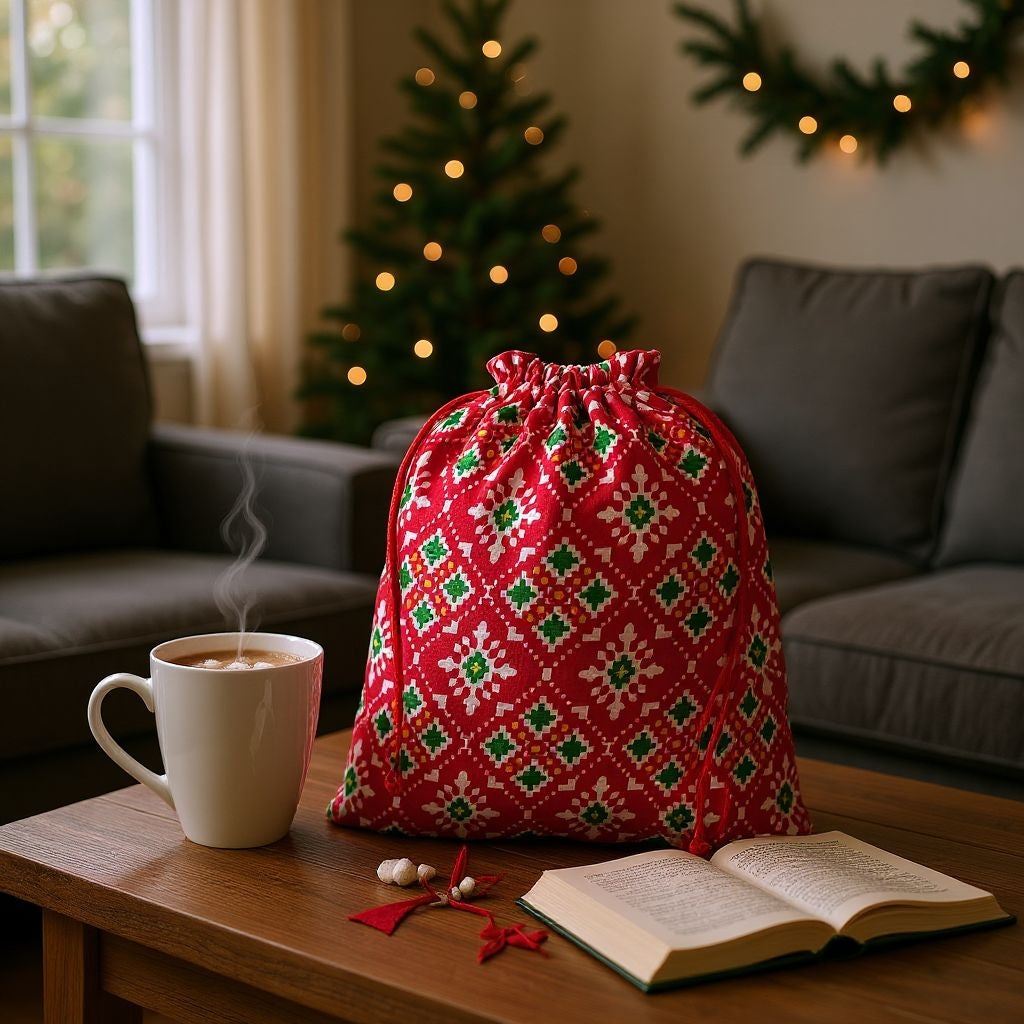 RETURN GIFT ITEMS 500 GMS PACKING PATOLA PRINT POTLI BAG
