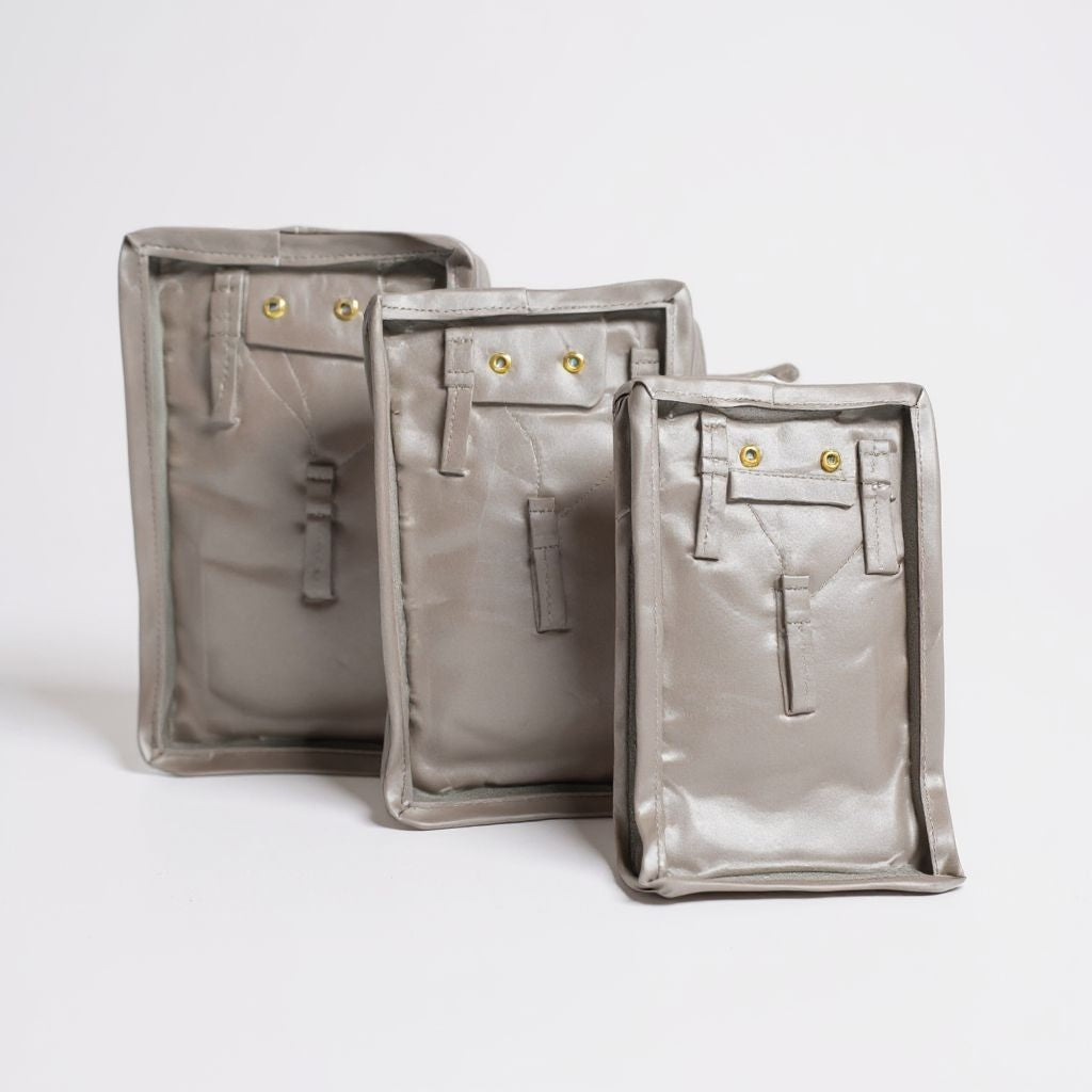 RETURN GIFT ITEMS NECKLACE SET SATIN POUCH TRAVEL POUCH