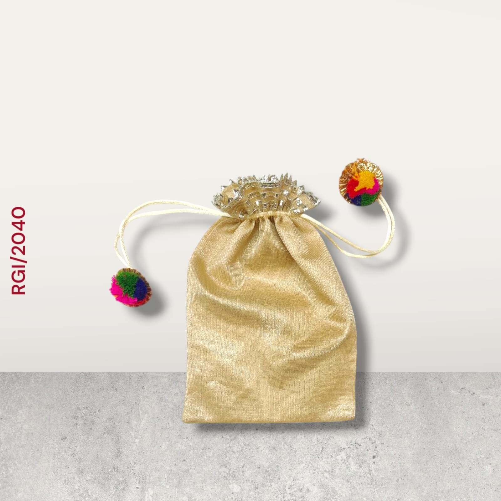 RETURN GIFT ITEMS TISSUE NET COLOURFUL PACKING POTLI BAG