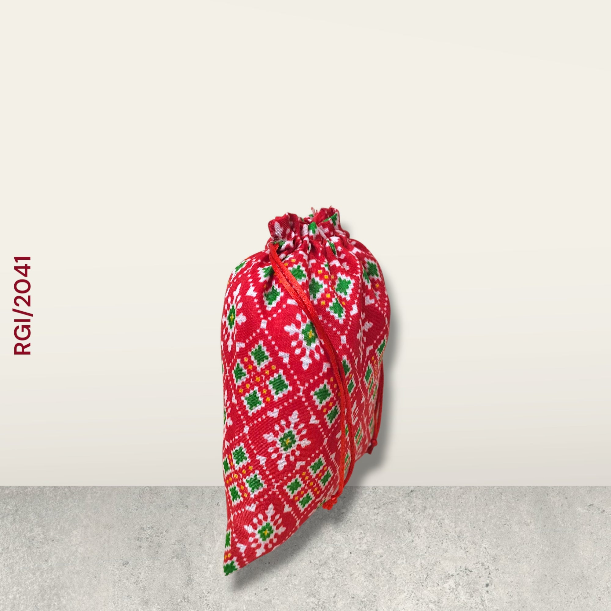 RETURN GIFT ITEMS 500 GMS PACKING PATOLA PRINT POTLI BAG