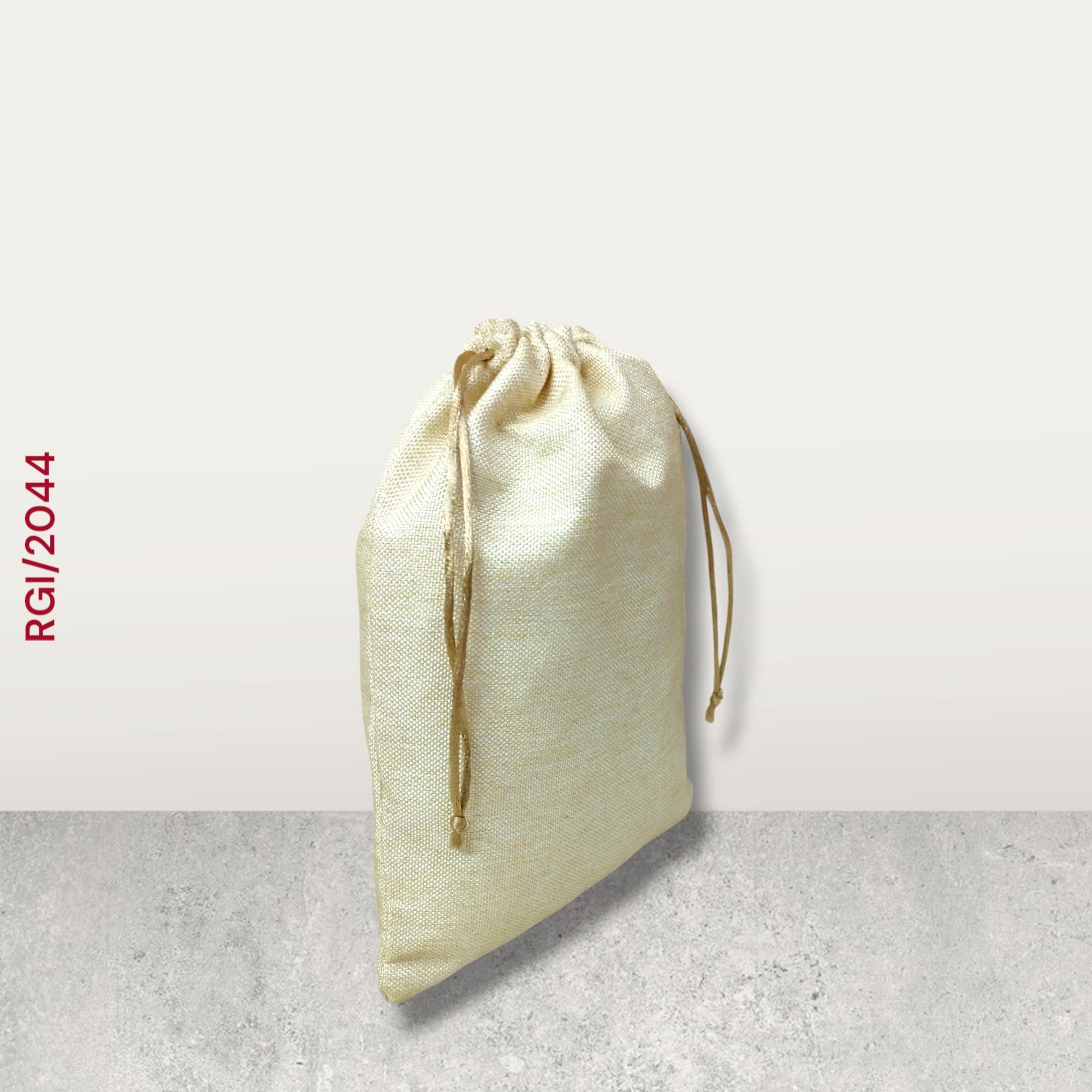 RETURN GIFT ITEMS 500 GMS PACKING SHINING JUTE PRINT POTLI BAGS