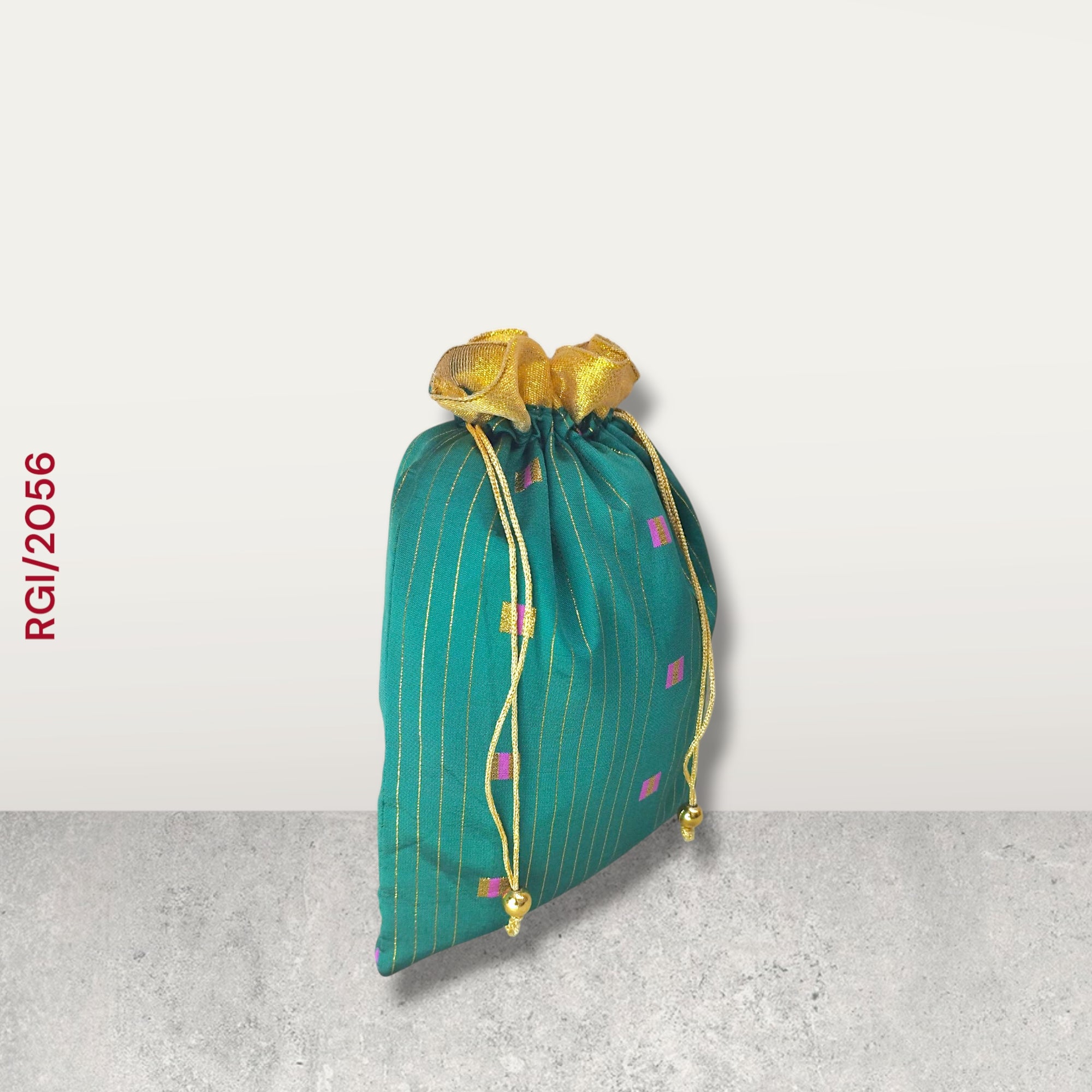 RETURN GIFT ITEMS 500 GMS SILK BUTI PACKING POTLI BAG
