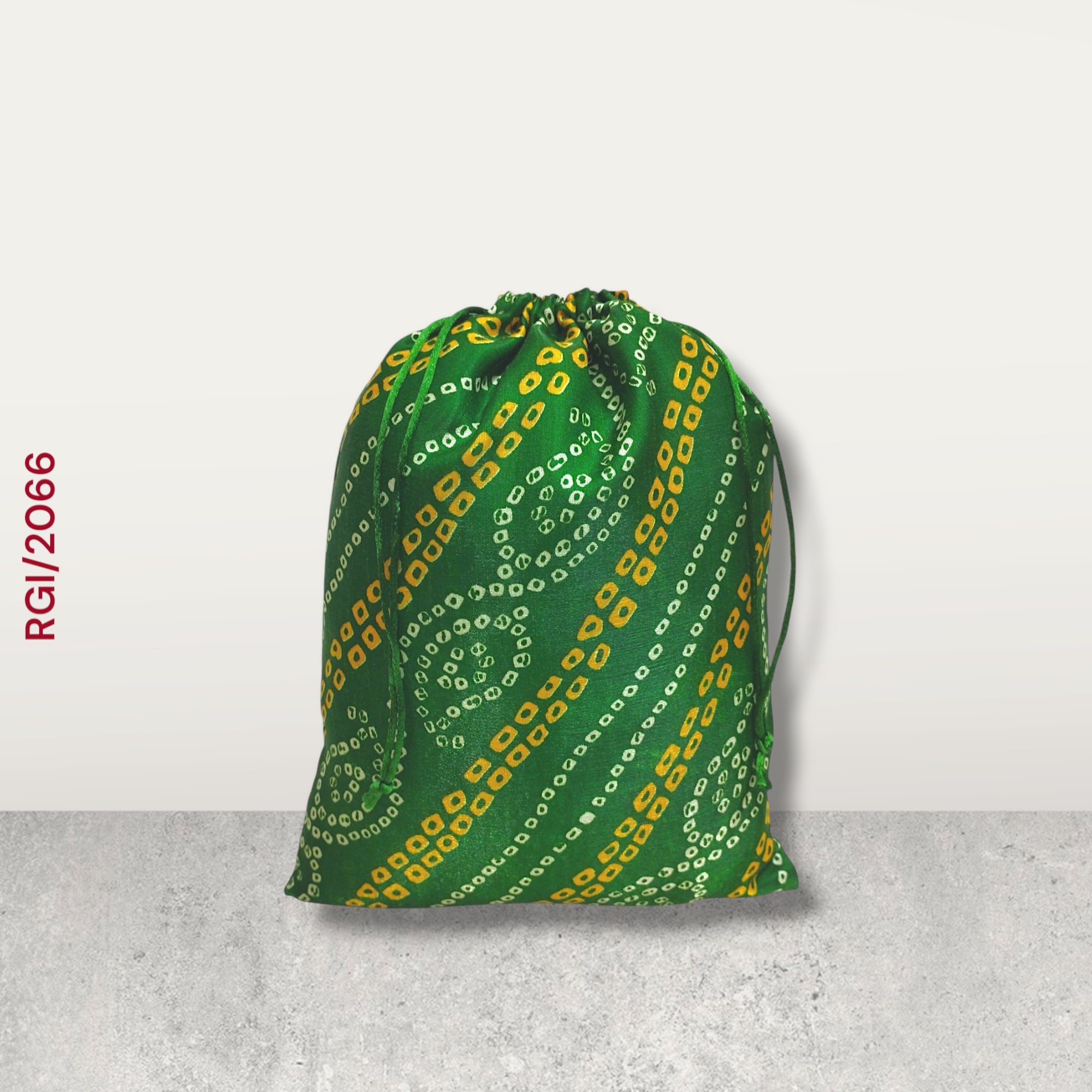 RETURN GIFT ITEMS 1 KG PACKING BANDHANI PRINT POTLI BAGS