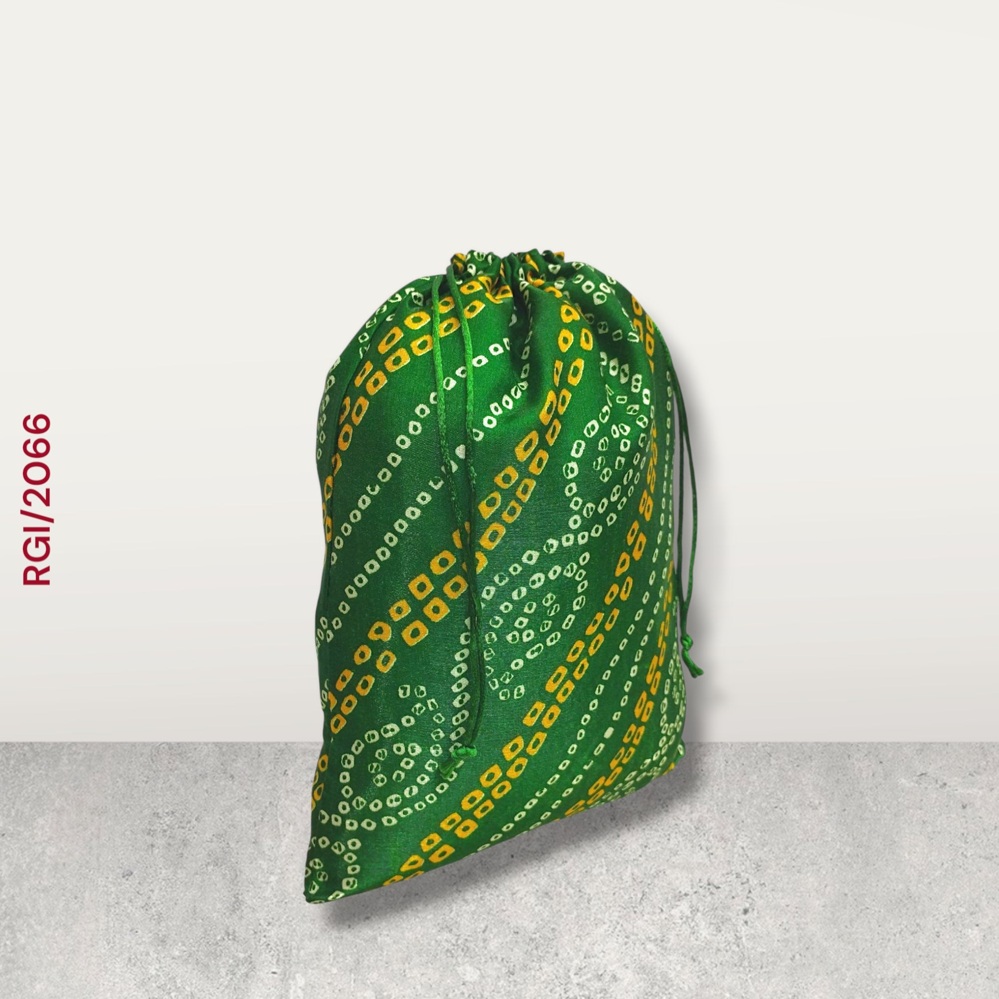 RETURN GIFT ITEMS 1 KG PACKING BANDHANI PRINT POTLI BAGS