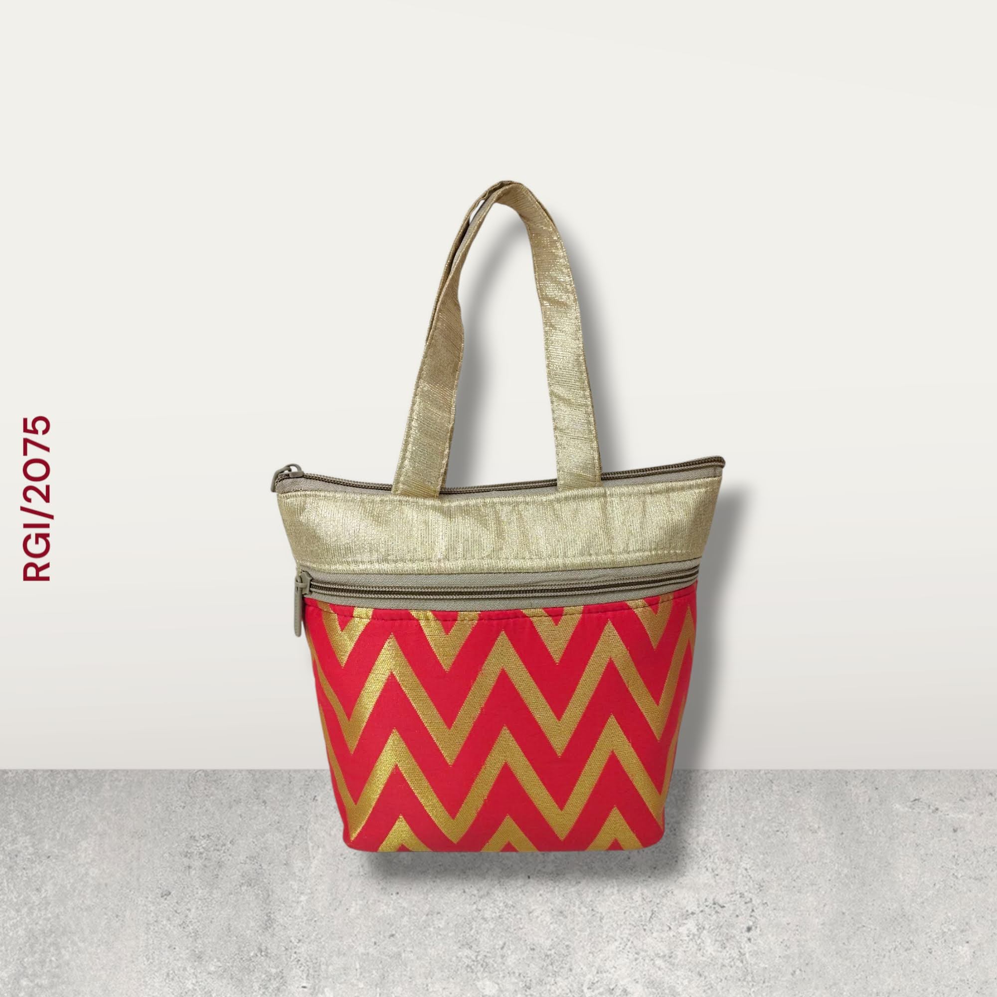 RETURN GIFT ITEMS MINI ZIGZAG PRINT HANDBAG