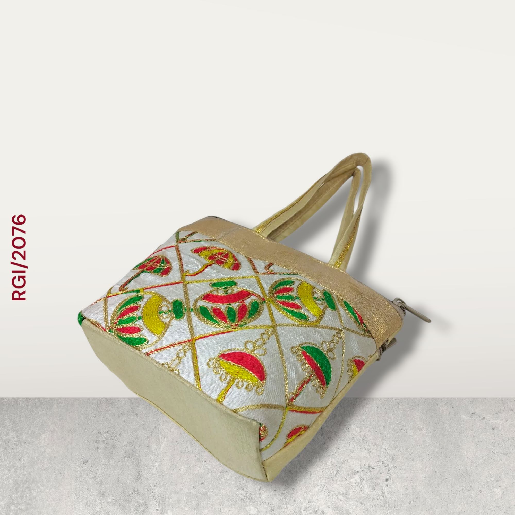 RETURN GIFT ITEMS SILK EMBROIDERY GIFT HANDBAG
