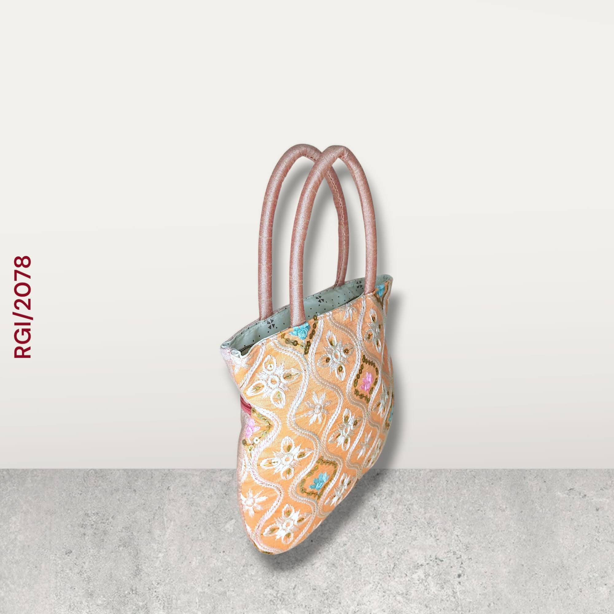 RETURN GIFT ITEMS HANDBAGS PACKING MATKI EMBROIDERY  HANDBAG