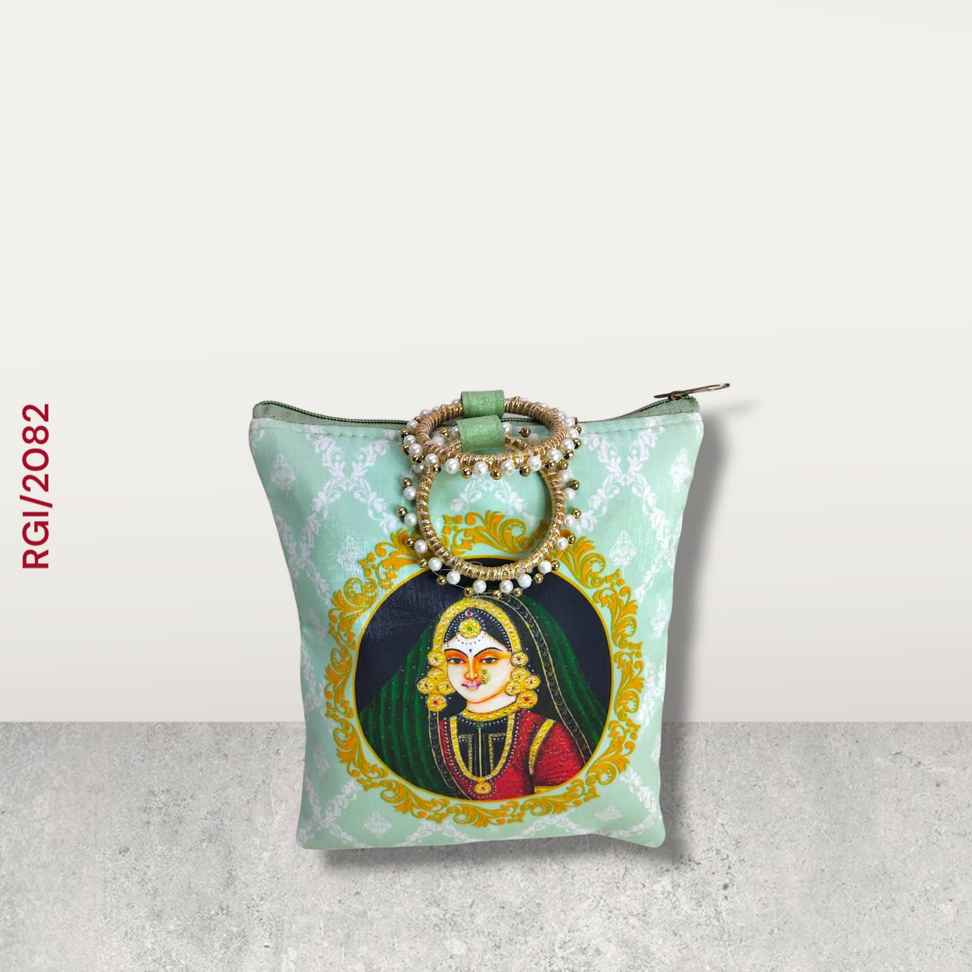 RETURN GIFT ITEMS DIGITAL MAHARANI PRINT HANDBAG