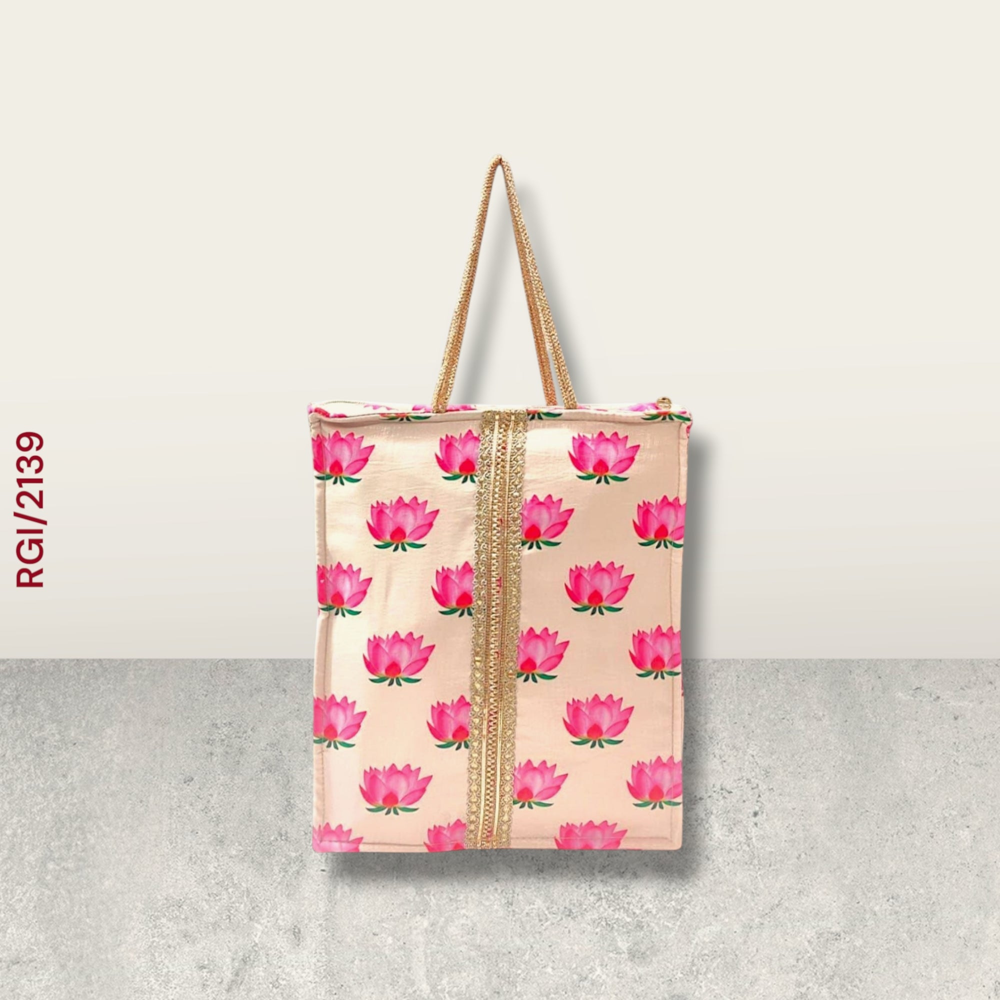 RETURN GIFT ITEMS LOTUS PICHWAI PRINT GIFT BAGS
