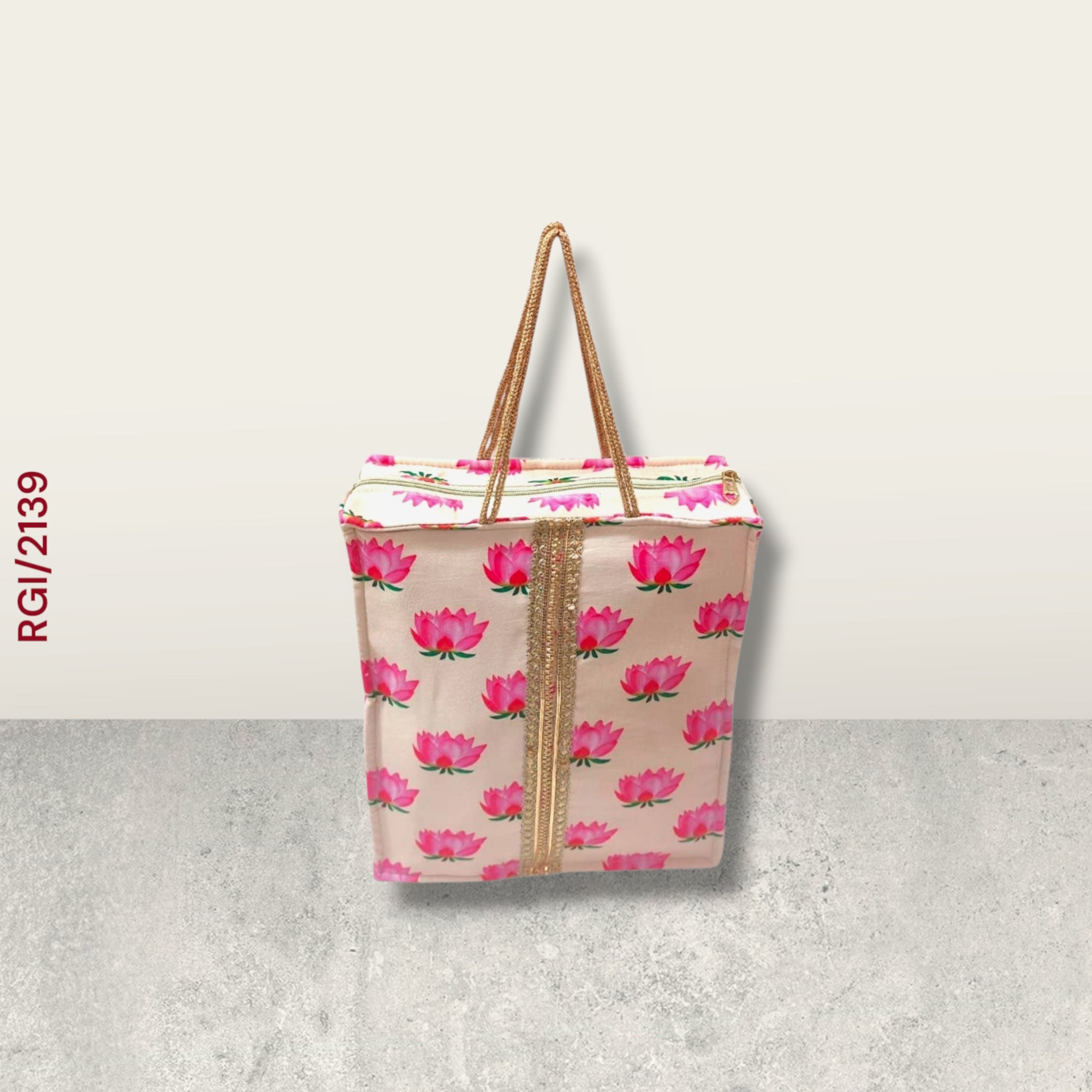 RETURN GIFT ITEMS LOTUS PICHWAI PRINT GIFT BAGS