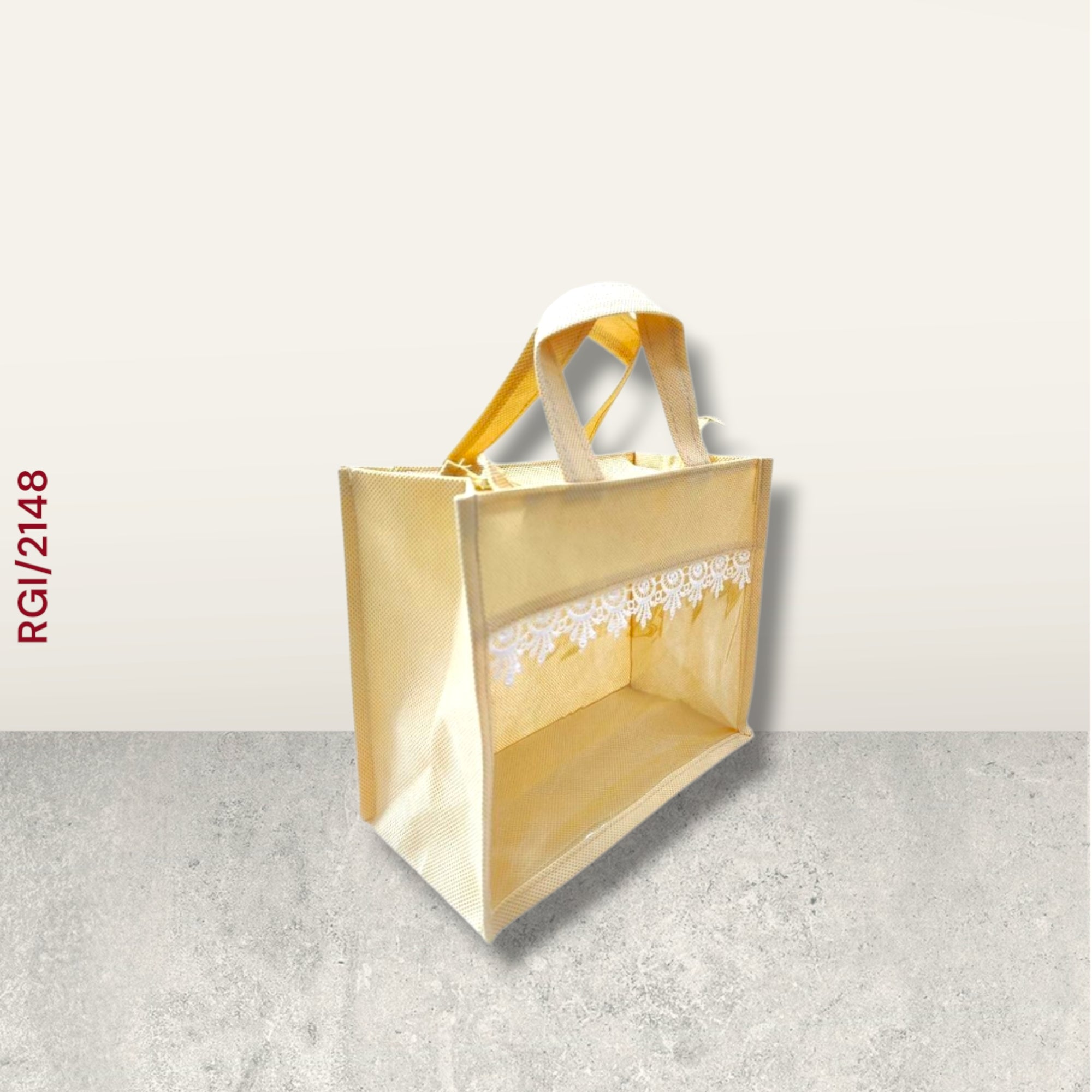 RETURN GIFT ITEMS 8*10 INCH NON WOVEN WINDOW TRANSPARENT GIFT BAGS