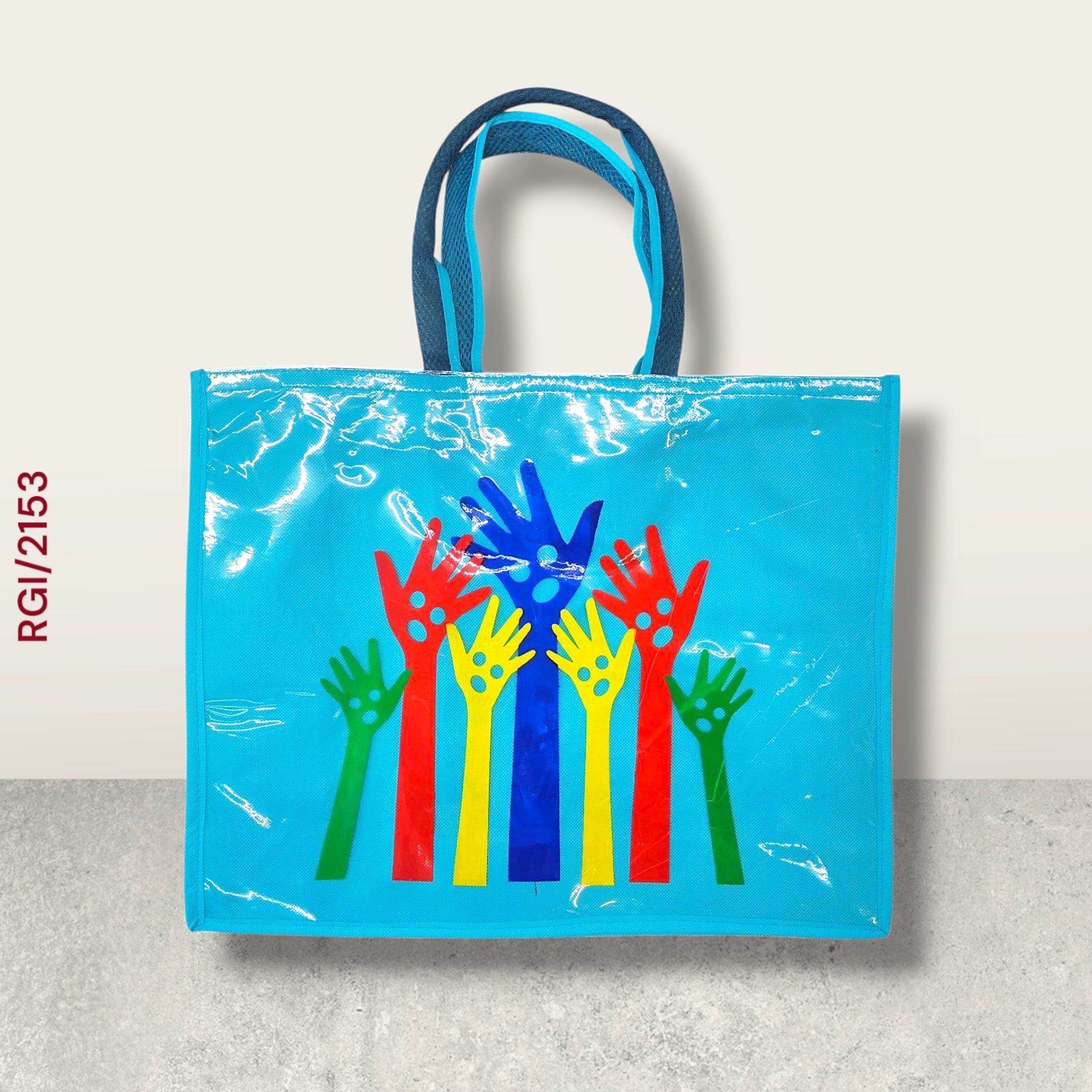 RETURN GIFT ITEMS PLASTIC COATED PRINTED BIG SIZE SHOPPING BAGS