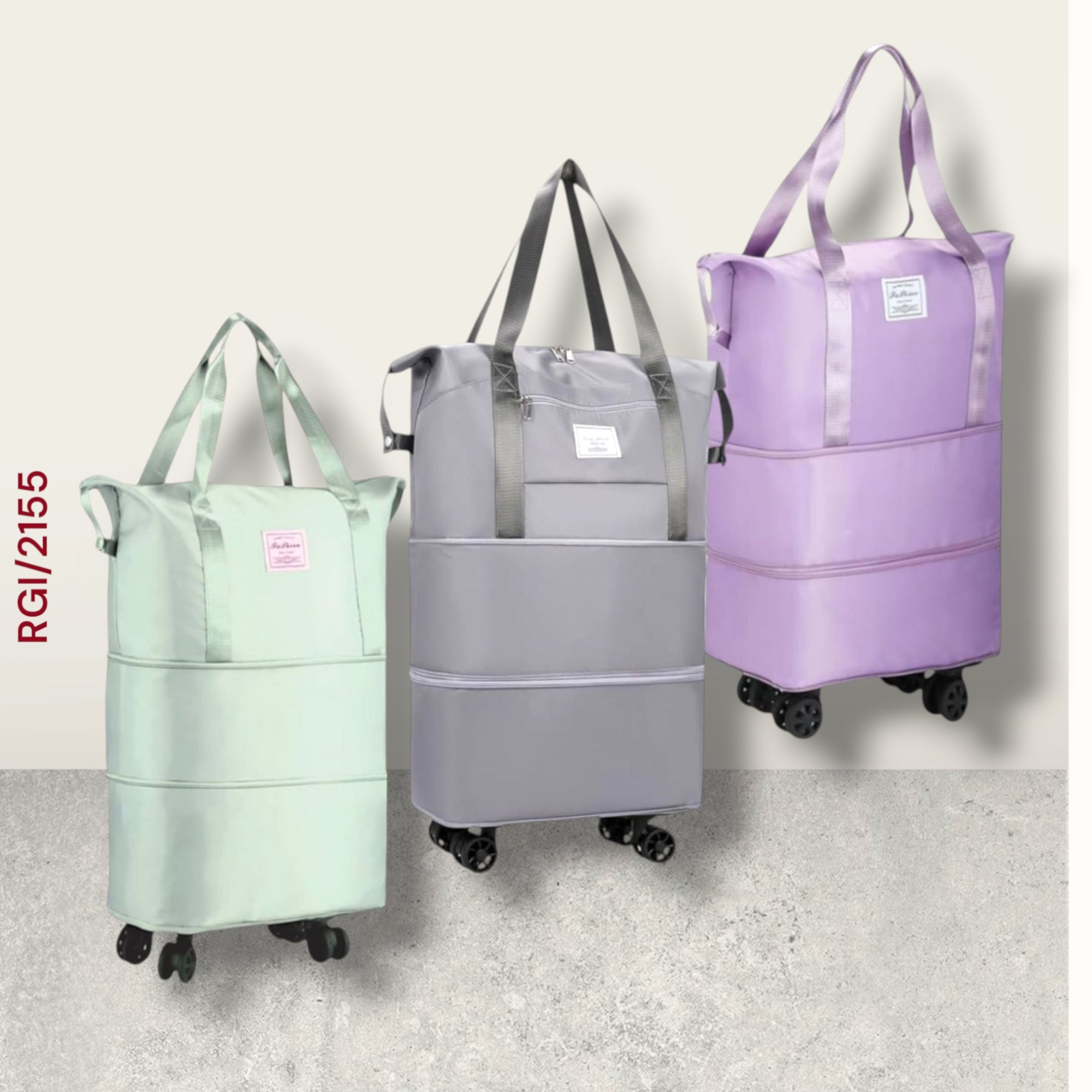 RETURN GIFT ITEMS IMPORTED EXPANDABLE WHEEL SHOPPING BAG