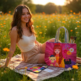 RETURN GIFT ITEMS GIRL PRINT BIG PRINTED SHOPPING BAGS