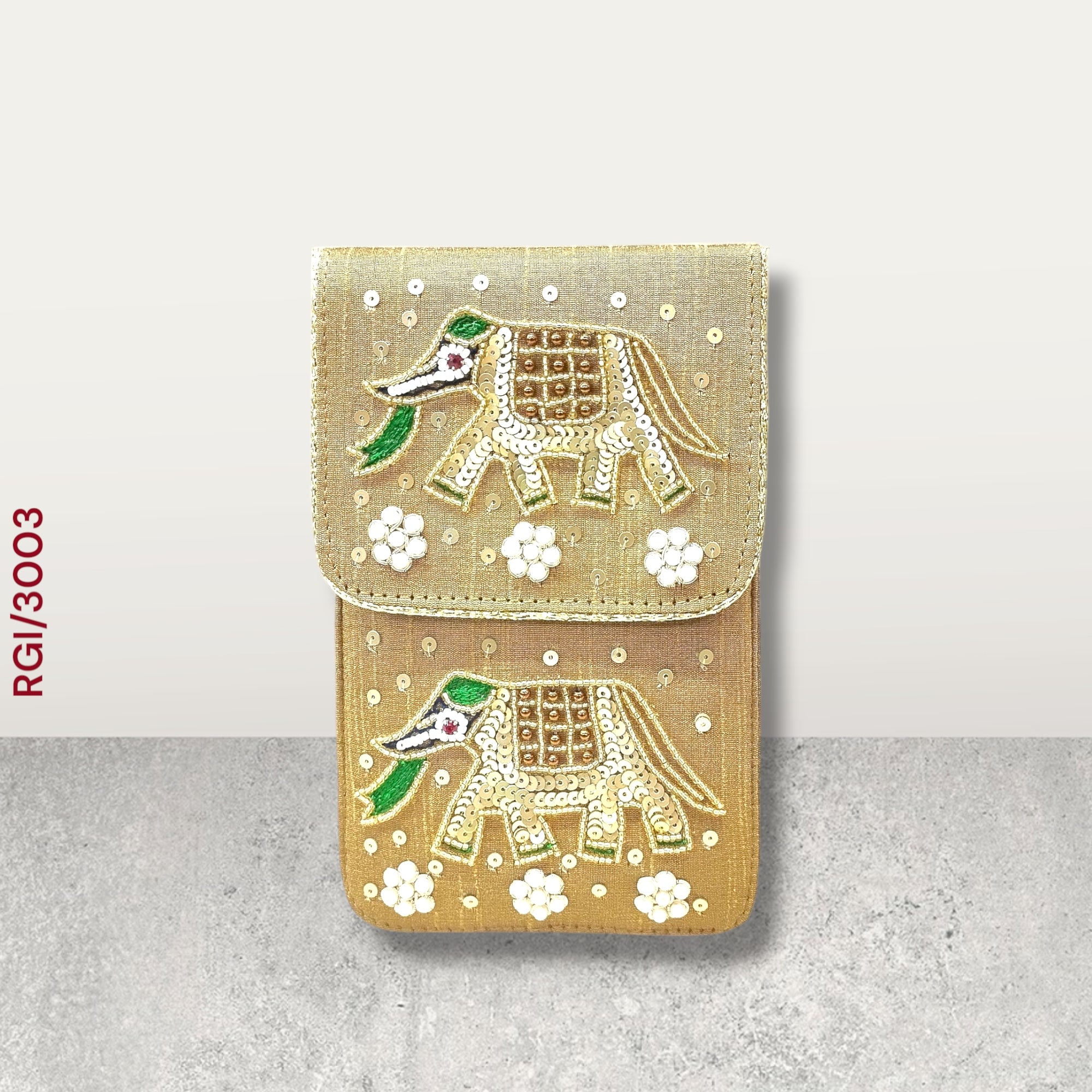 RETURN GIFT ITEMS ELEPHANT DESIGN HAND WORK MOBILE COVER