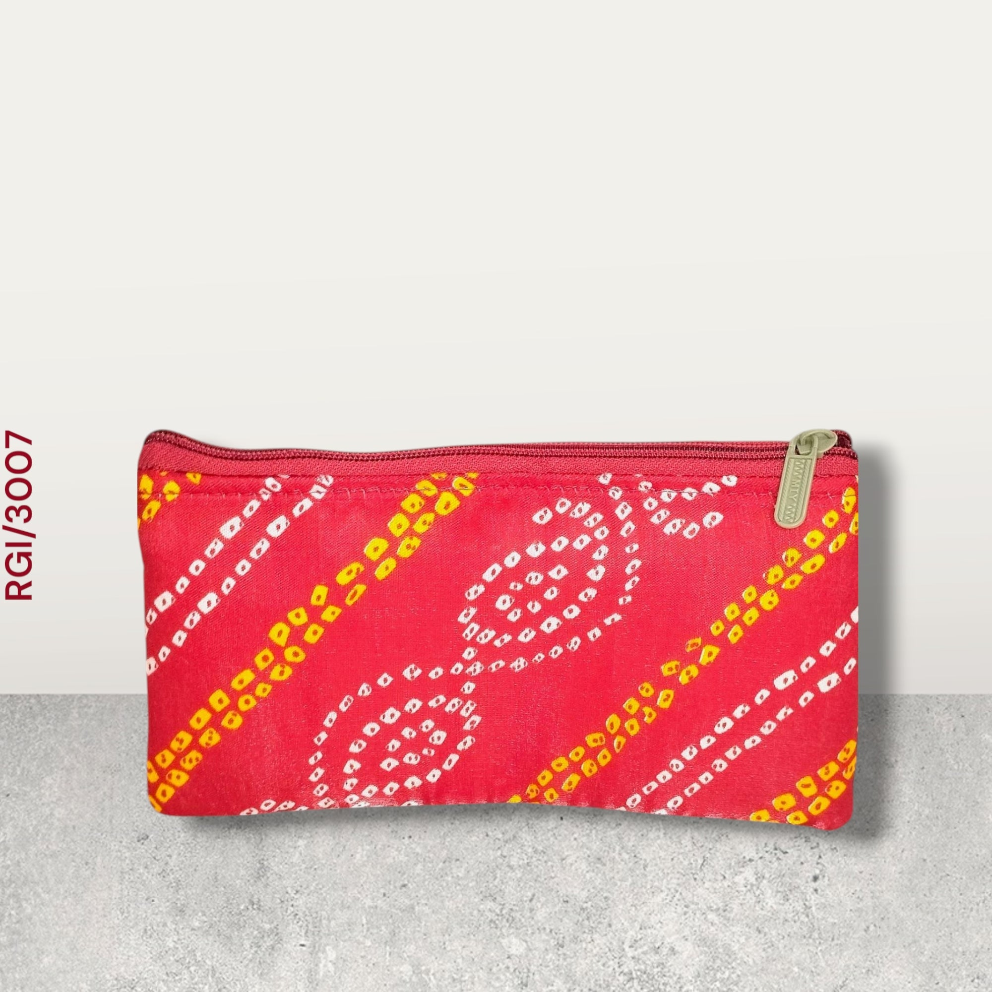 RETURN GIFT ITEMS SILK BANDHINI PRINT HAND POUCHES