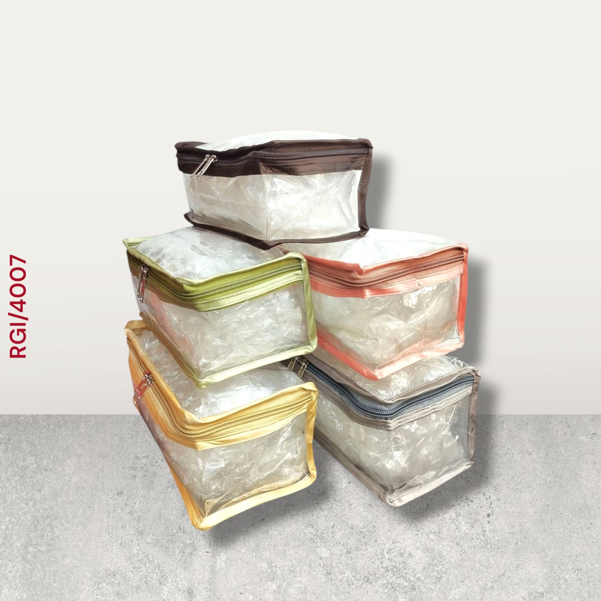 RETURN GIFT ITEMS TRANSPARENT SATIN POUCH