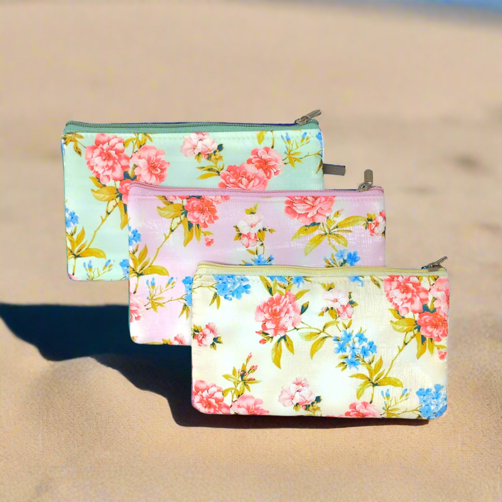 RETURN GIFT ITEMS FLORAL PRINT DIGITAL PRINT HAND POUCHES