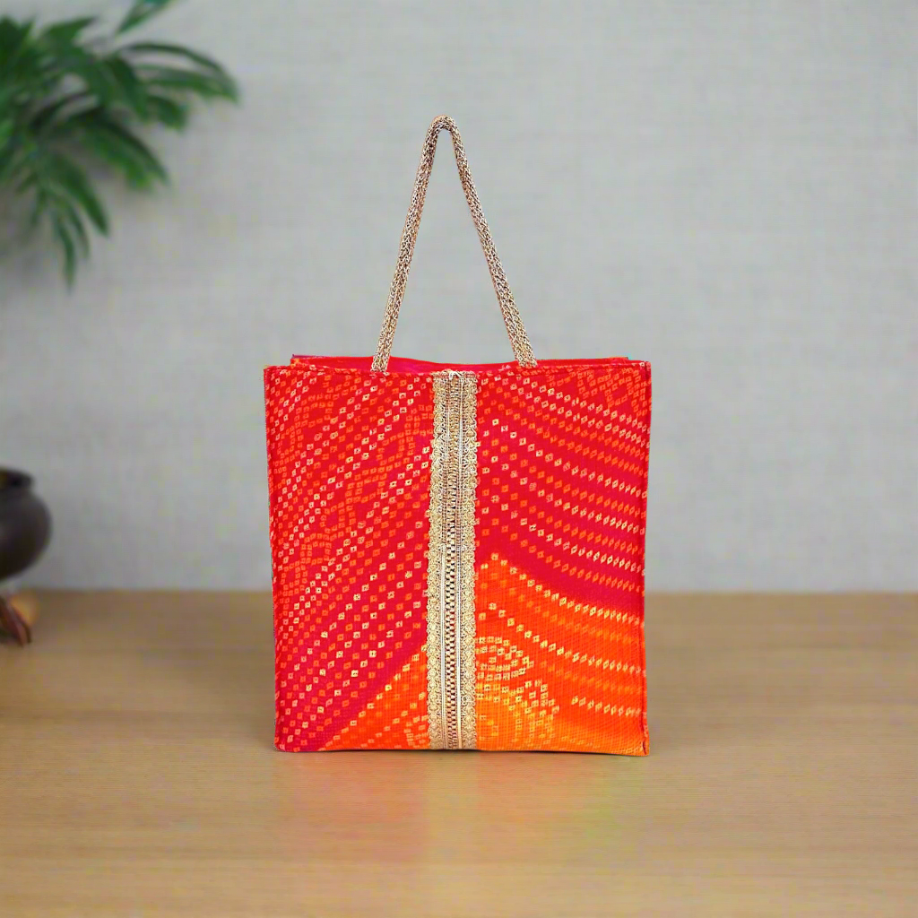 RETURN GIFT ITEMS FOIL BANDHINI DESIGN GIFT BAGS