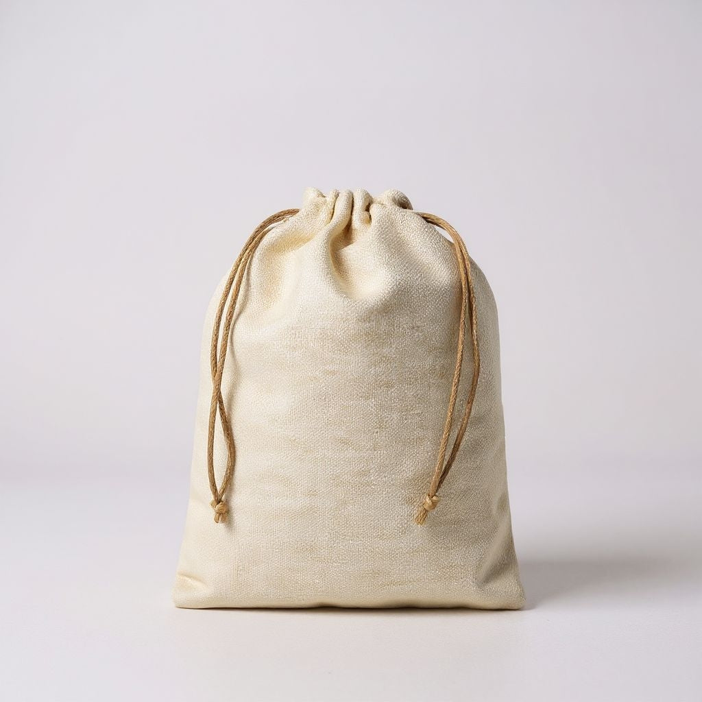 RETURN GIFT ITEMS 500 GMS PACKING SHINING JUTE PRINT POTLI BAGS