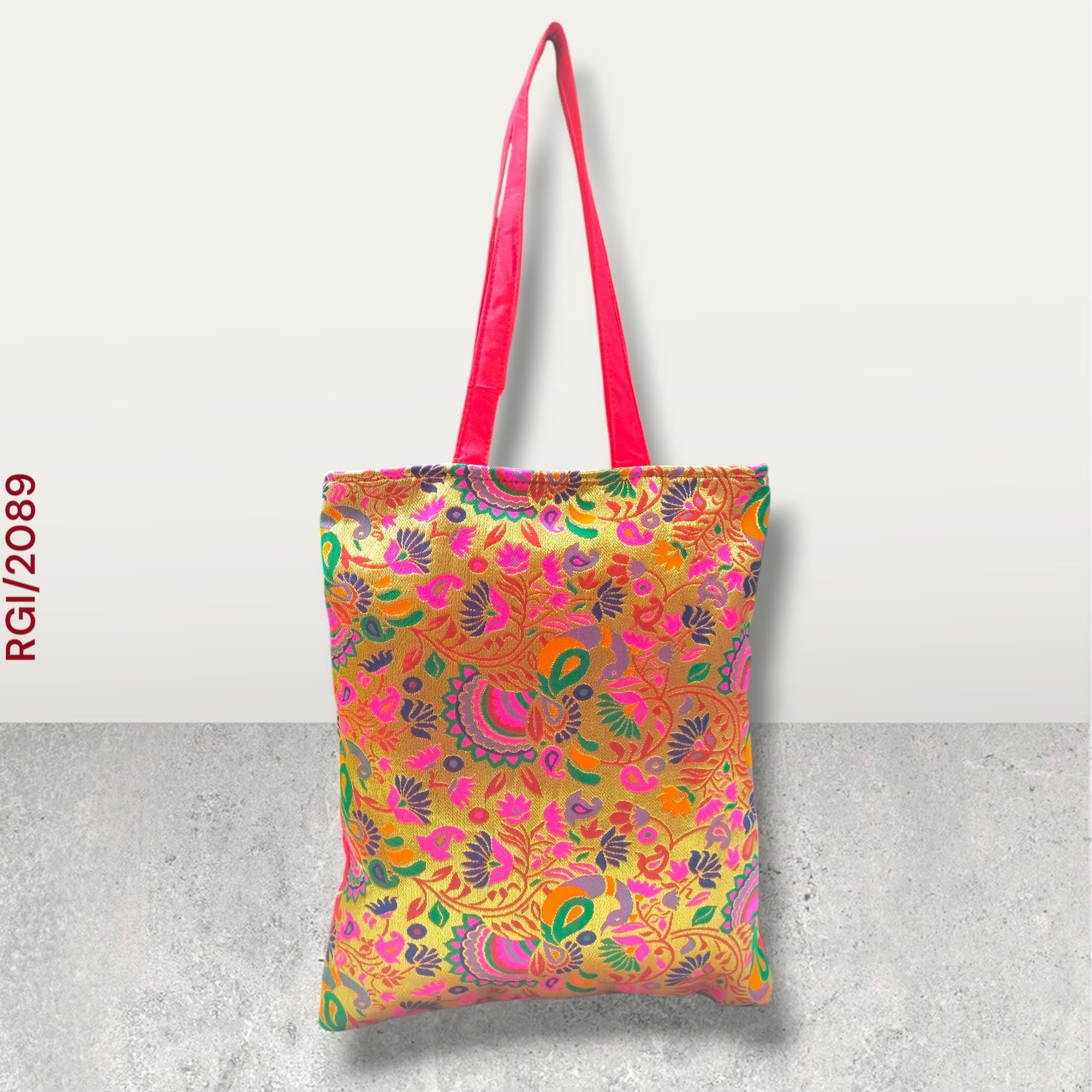 RETURN GIFT ITEMS PAITHANI DESIGN TOTE BAGS