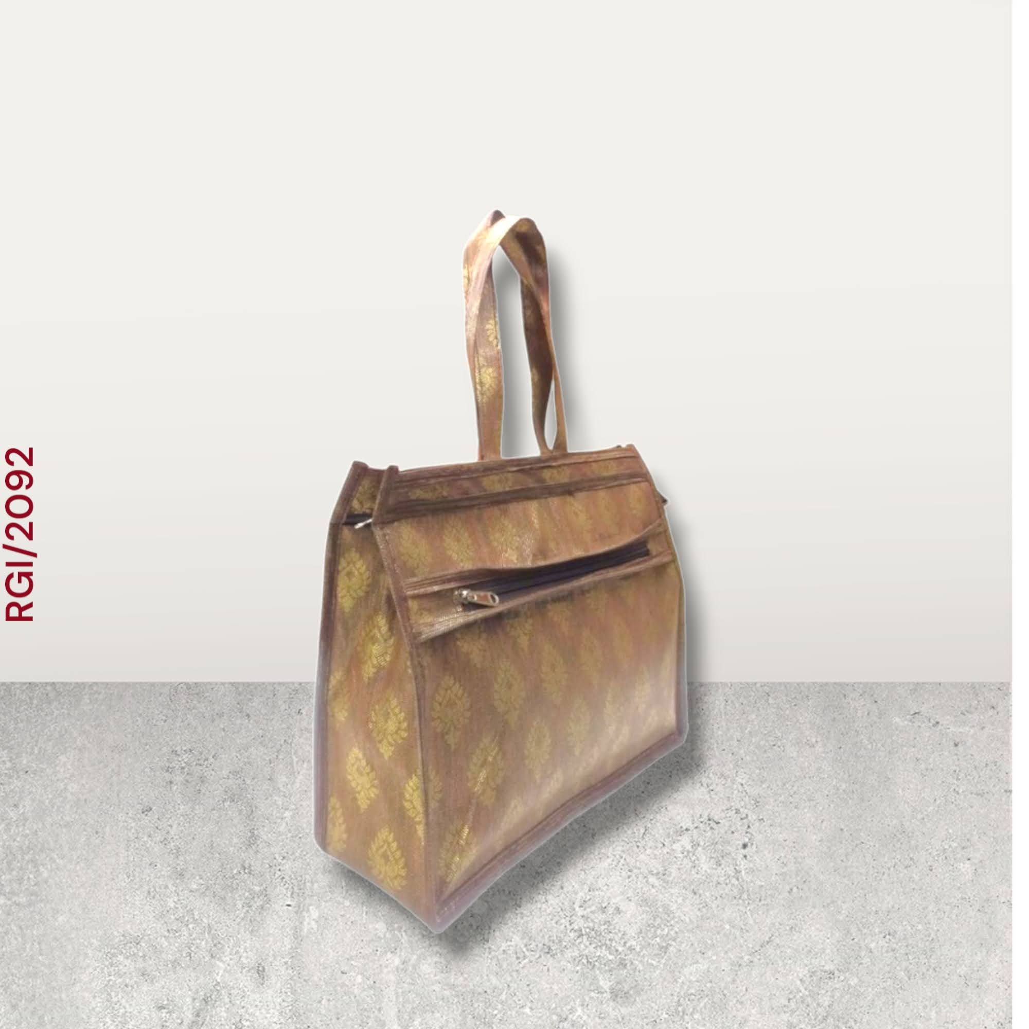 RETURN GIFT ITEMS BROWN FOIL PRINT GIFT BAGS
