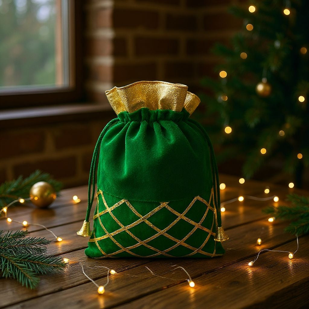 RETURN GIFT ITEMS 500 GMS GOTA VELVET POTLI PACKING BAGS