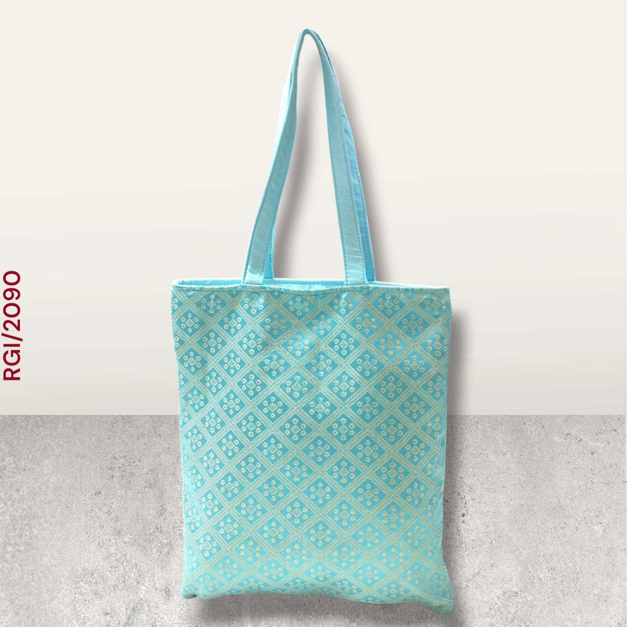 RETURN GIFT ITEMS BANARASI PASTEL TOTE BAGS