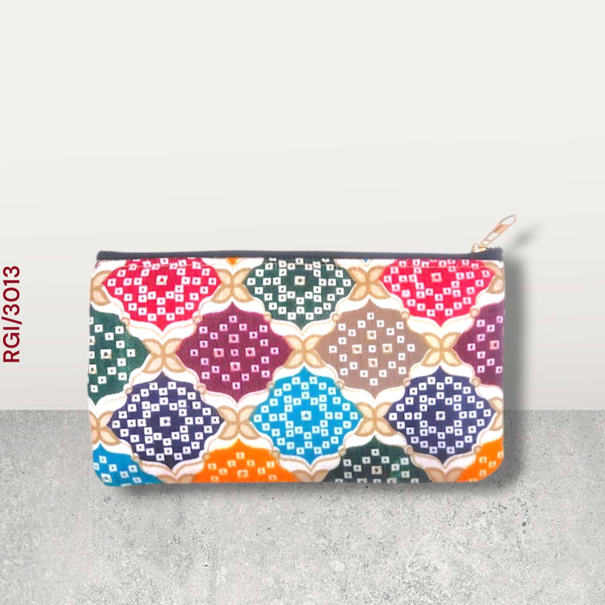 RETURN GIFT ITEMS MULTI PRINT JUTE HAND POUCHES